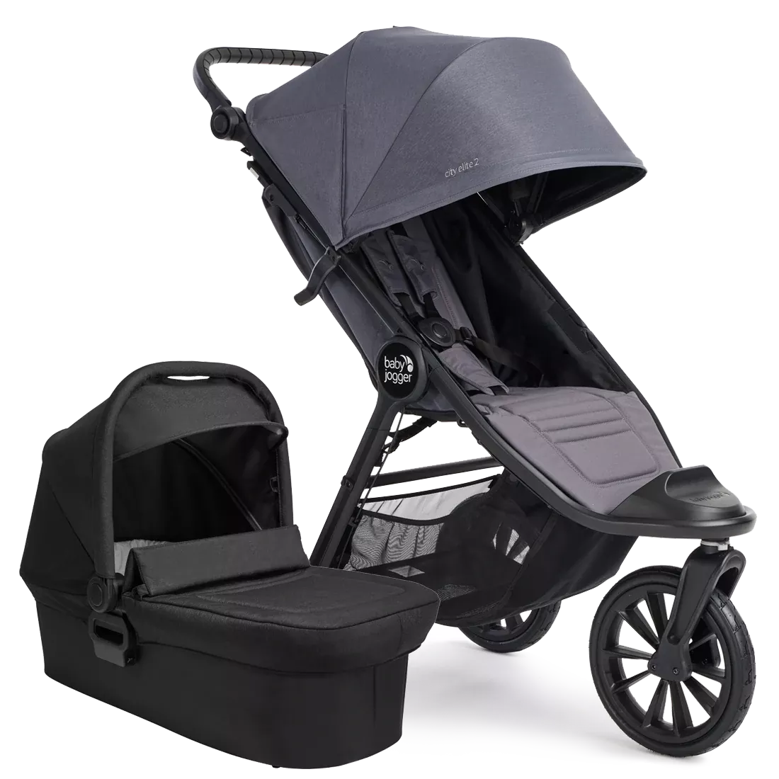 Baby Jogger City Elite 2 +GRATIS - 2w1 | Stone Grey