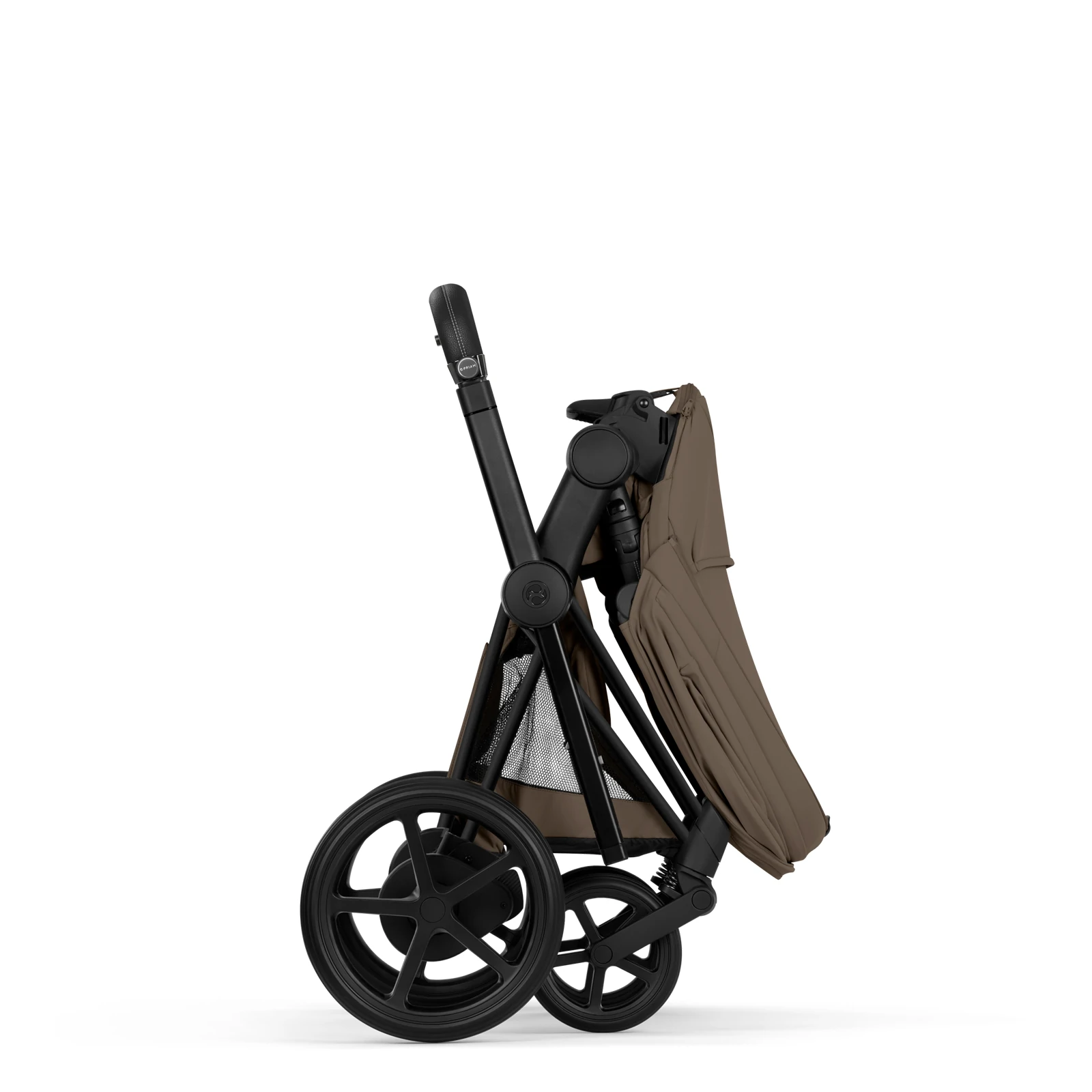 Cybex e-Priam 5.0 - wózek 2w1 | Coconut Brown - Matt Black (Comfort)