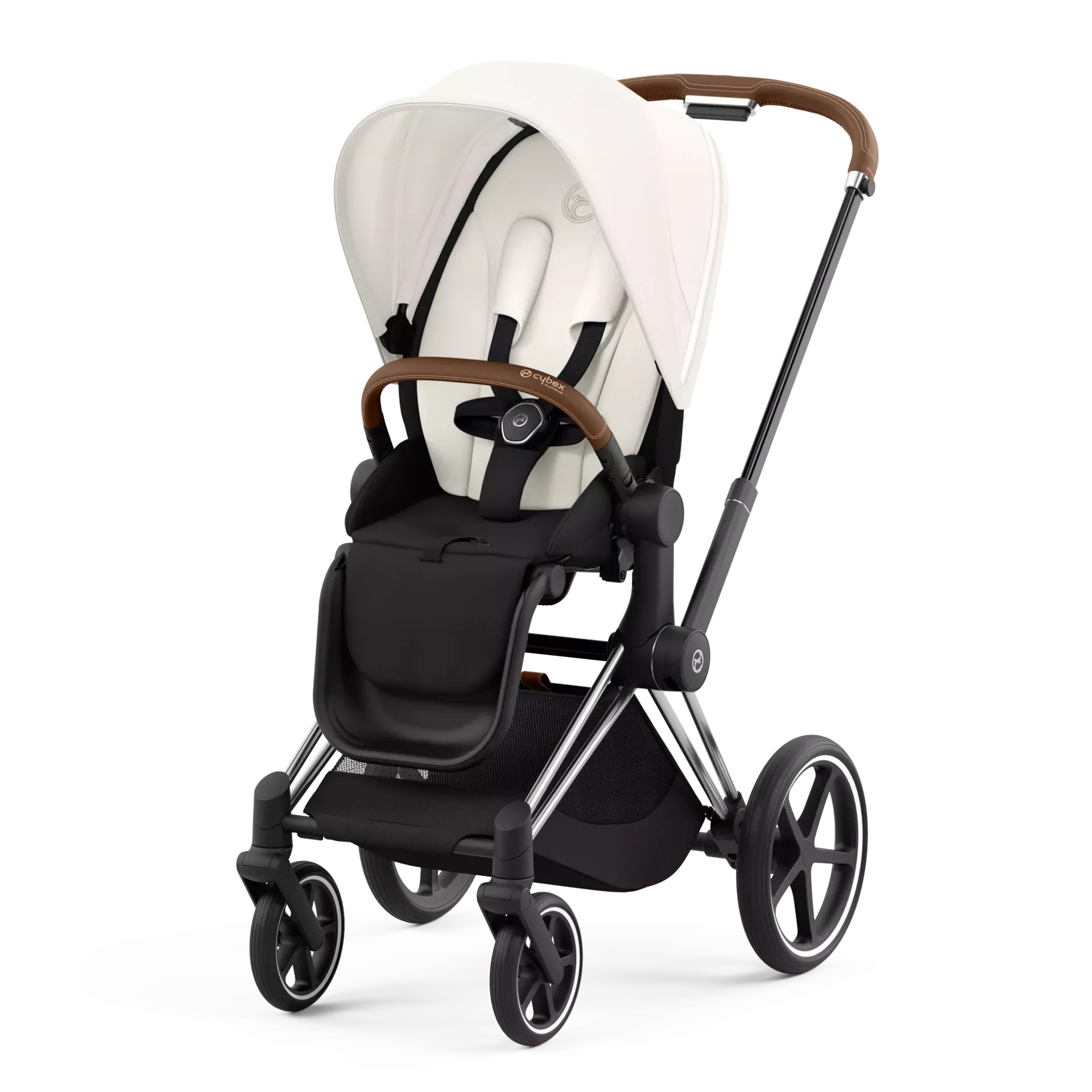Cybex Priam 4.0 | Off White (Chrome Brown Frame)