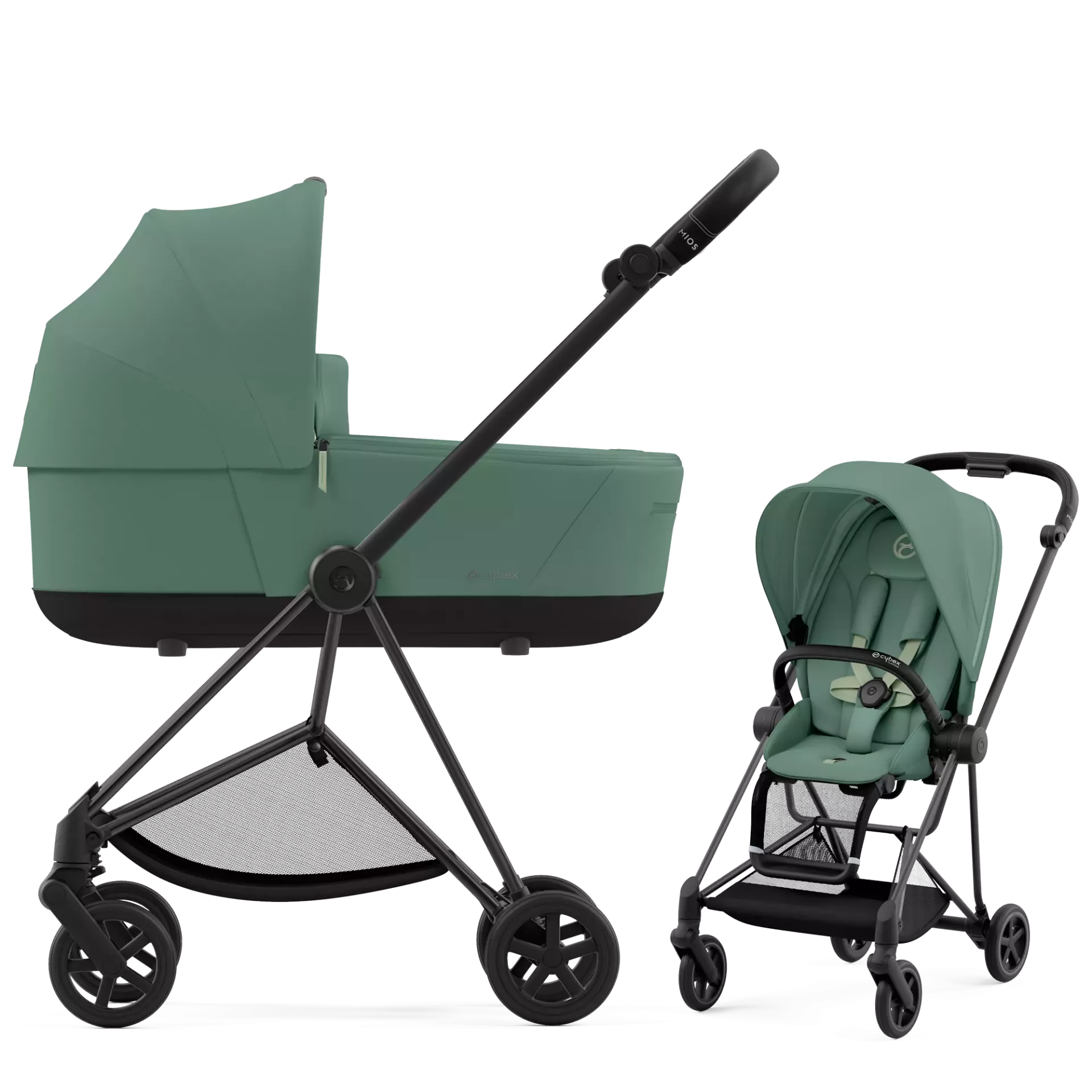 Cybex Mios 3.0 - 2w1 | Leaf Green (Matt Black Frame)