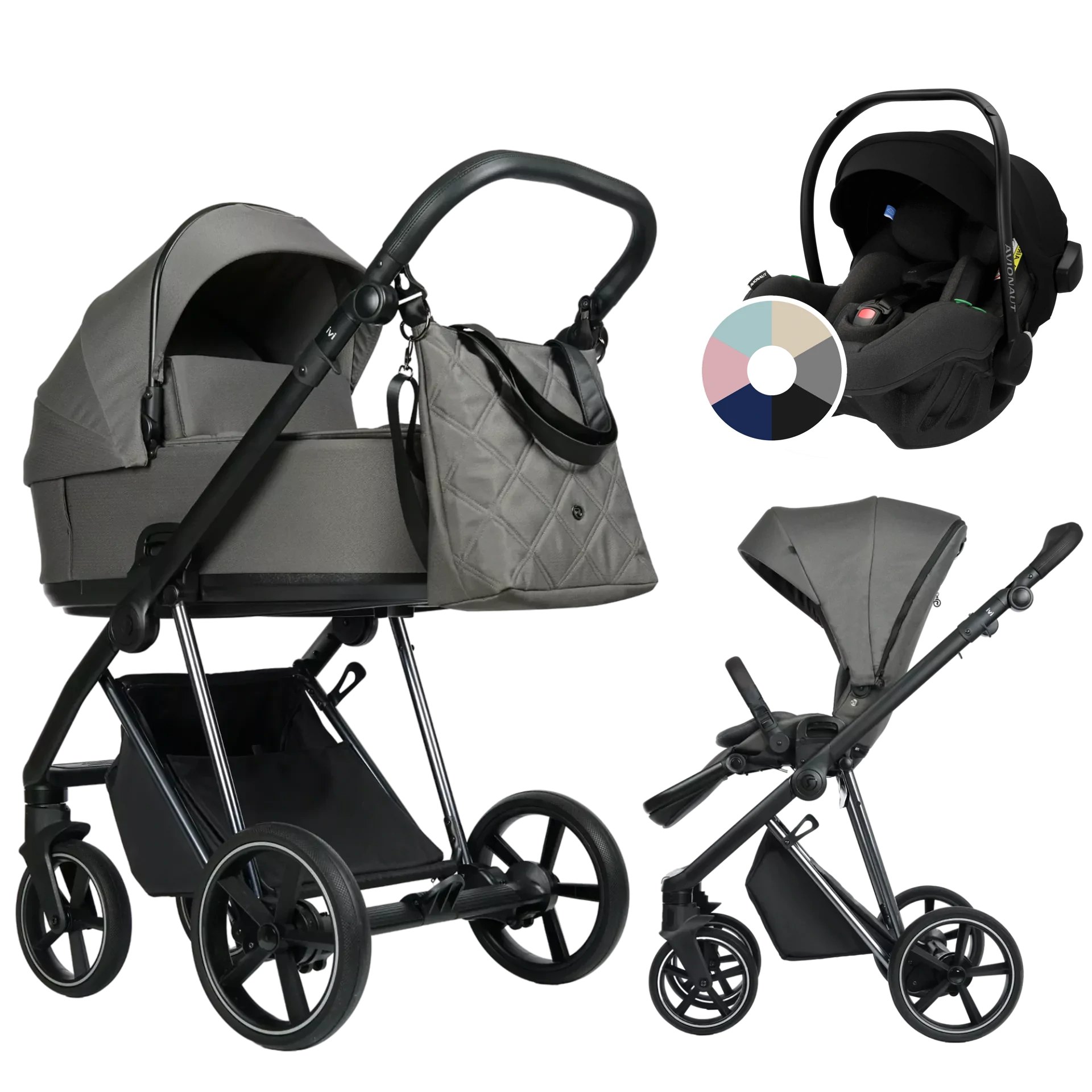 Roan Ivi 2.0 + Avionaut Pixel Pro 2.0 C +GRATIS - 3w1 | Taupe