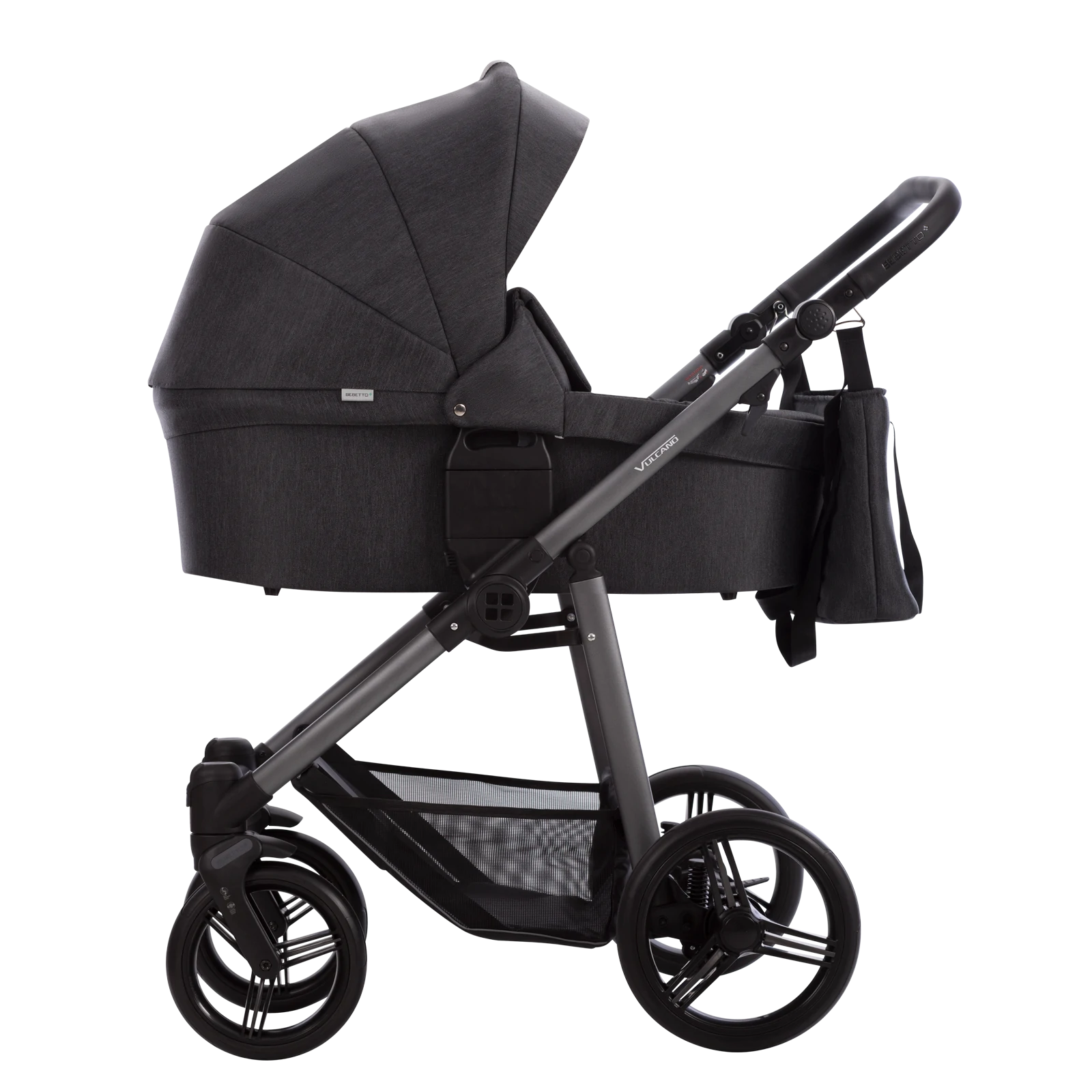 Bebetto Vulcano + Bebetto Cosmo 2.0 +GRATIS - 3w1 | 04 (Graphite Frame)