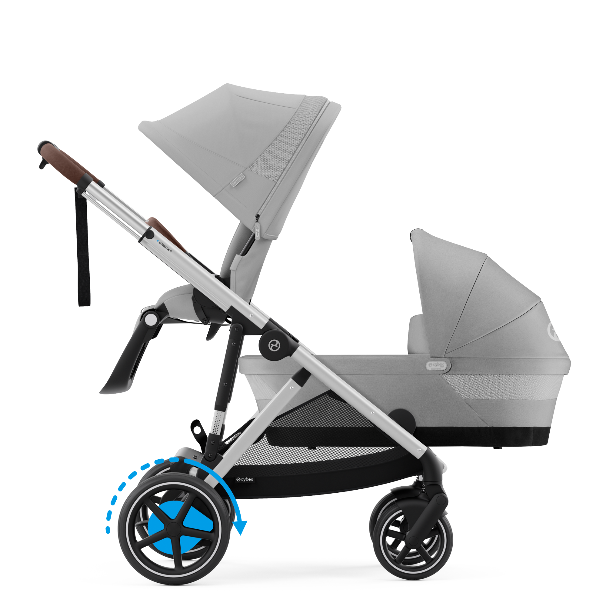 Cybex e-Gazelle S Duo | Stone Grey Cybex e-Gazelle S Duo | Stone Grey