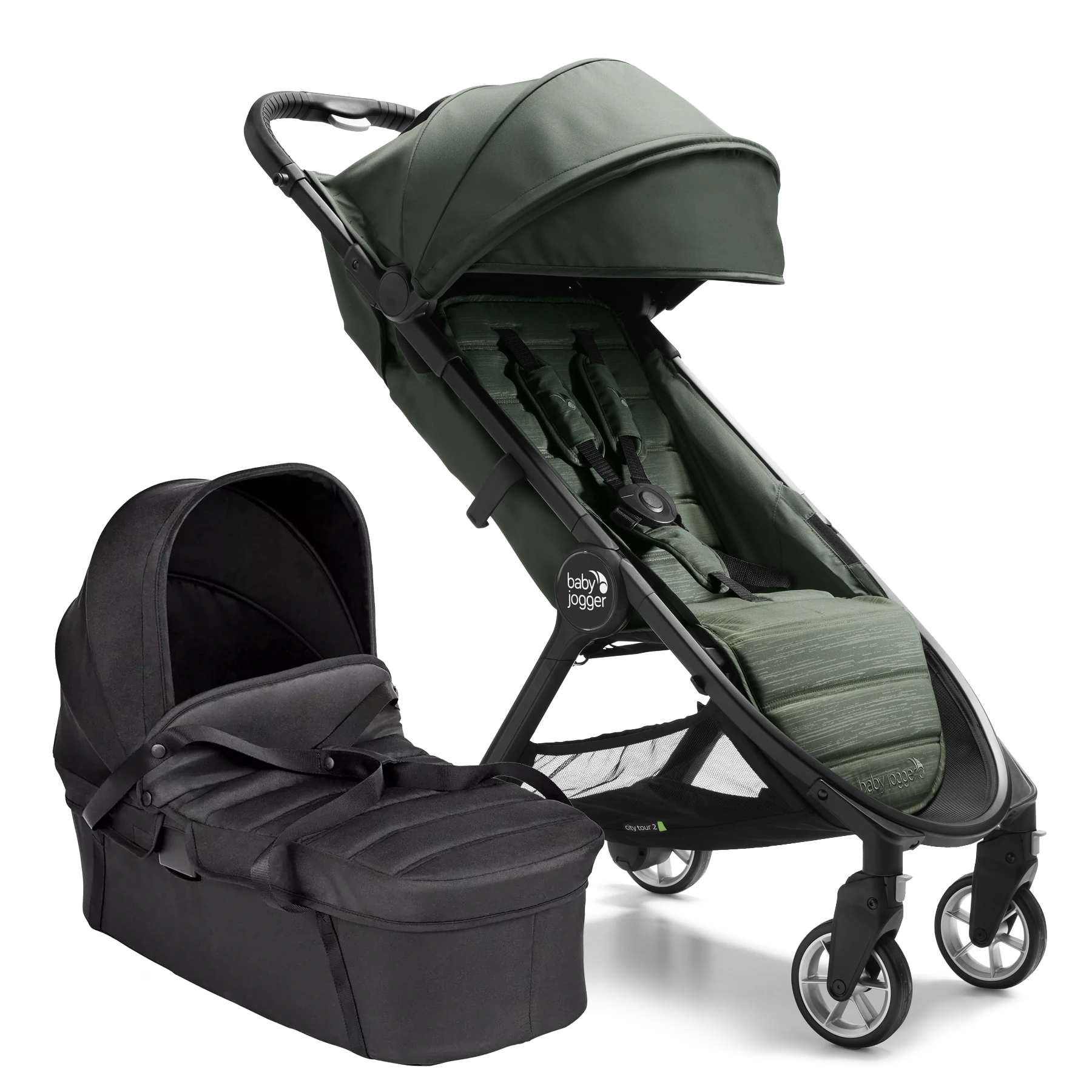 Baby Jogger City Tour 2 +pałąk GRATIS - 2w1 | Everett Green