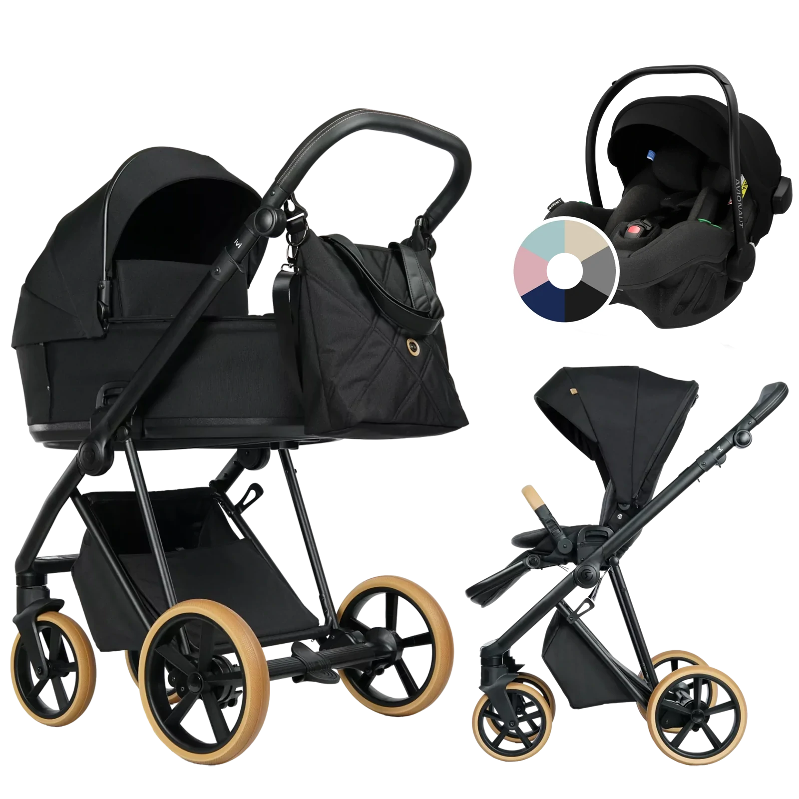 Roan Ivi 2.0 Vintage + Avionaut Pixel Pro 2.0 C +GRATIS - 3w1 | Caviar