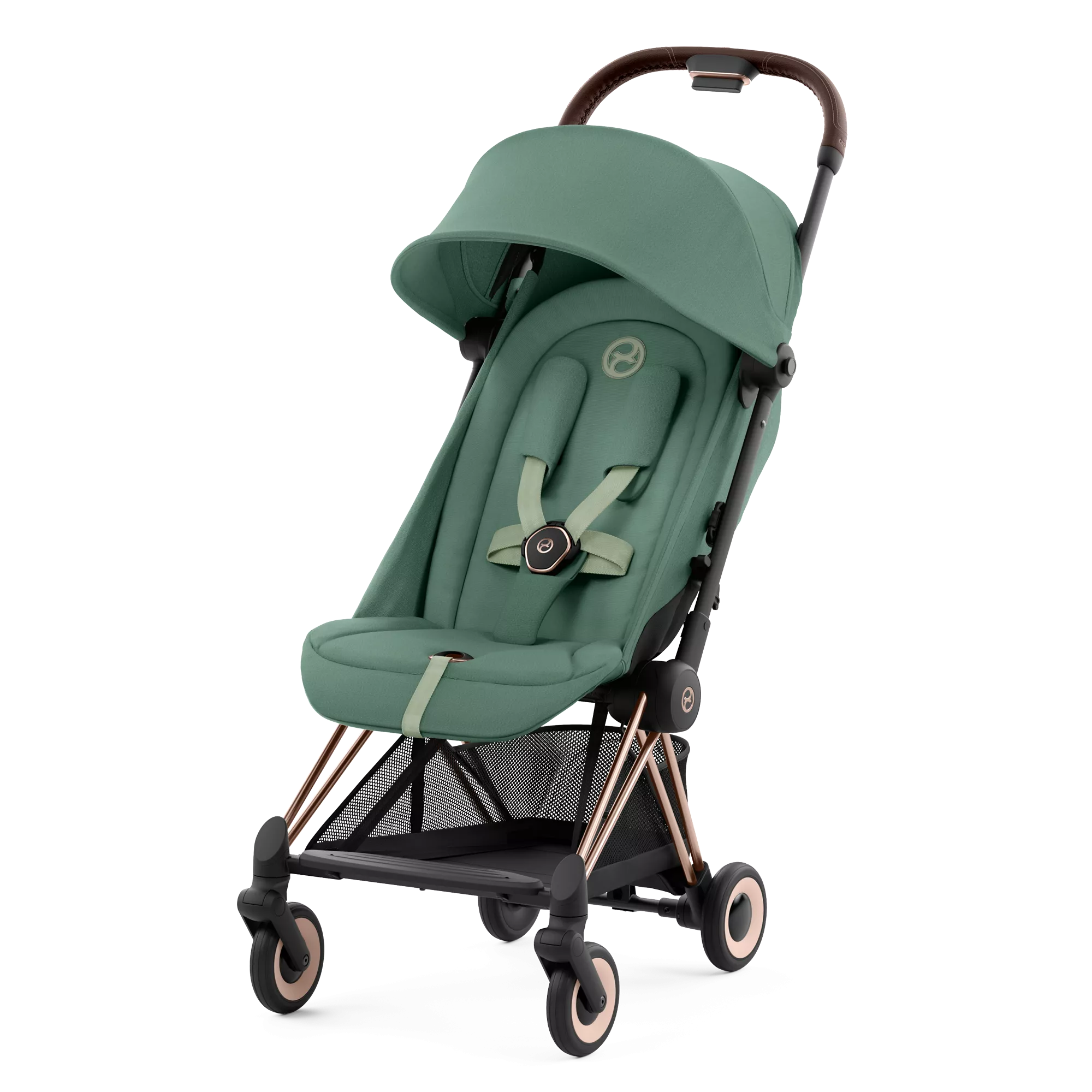 Cybex Coya | Leaf Green (Rosegold Frame)