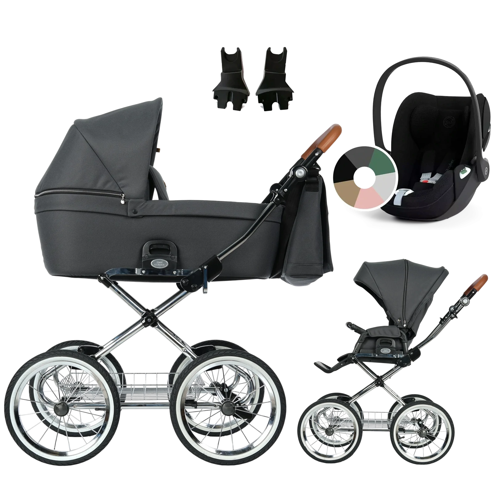 Roan Coss Classic + Cybex Cloud T i-Size +GRATIS - 3w1 | Botanical Garden