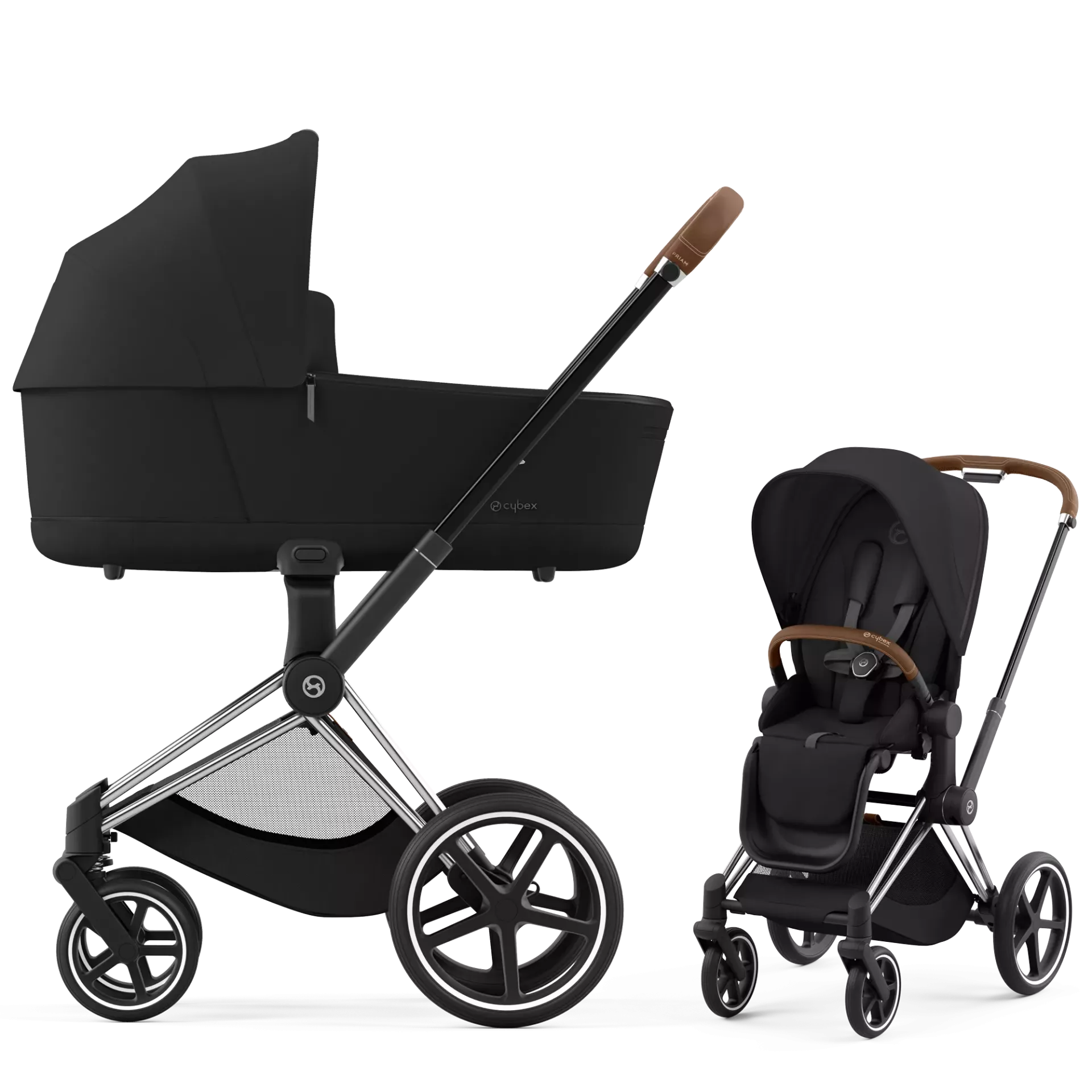 Cybex Priam 4.0 - 2w1 | Sepia Black (Chrome Brown Frame)