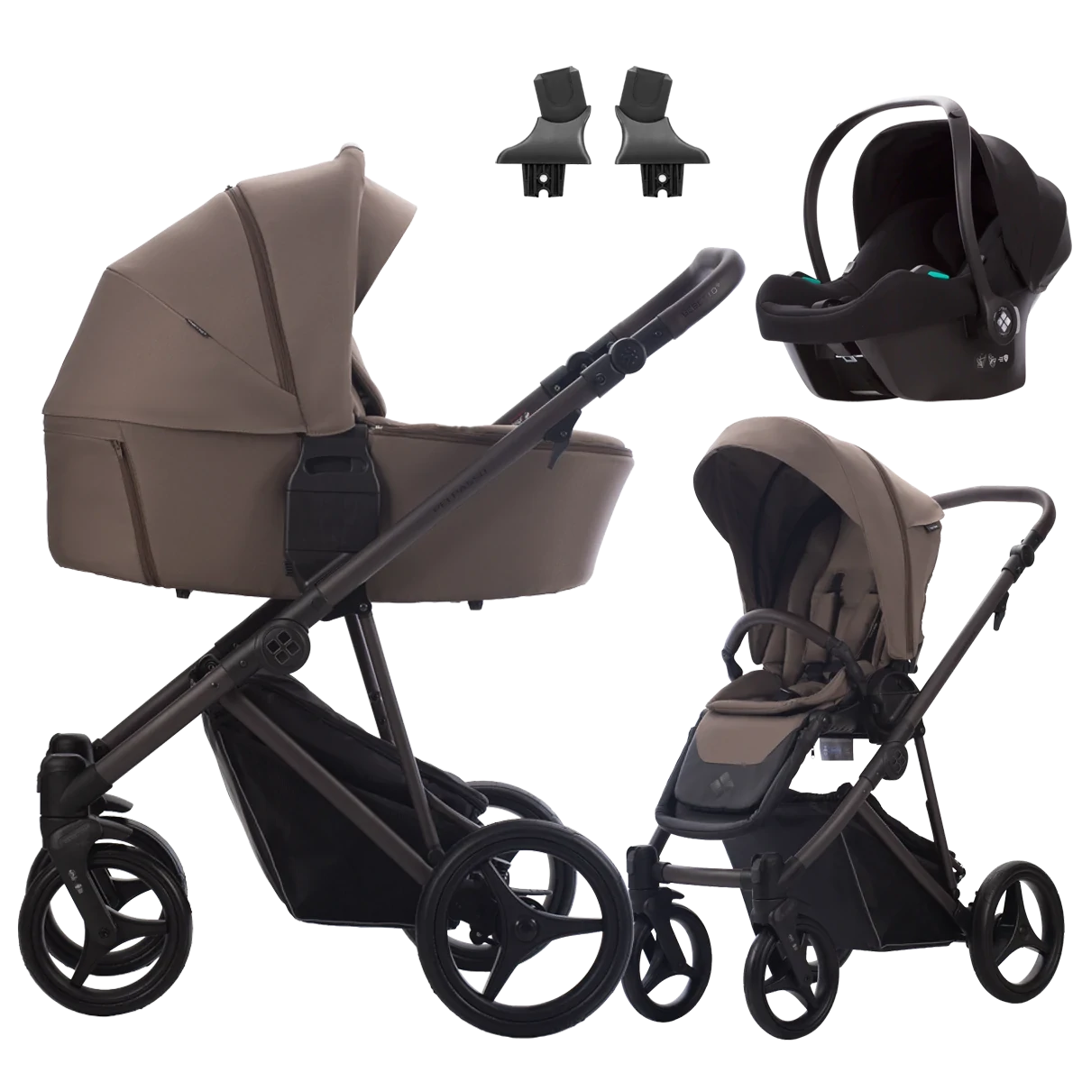 Bebetto Pelpasso + Bebetto Cosmo 2.0 +GRATIS - 3w1 | 11 Brown