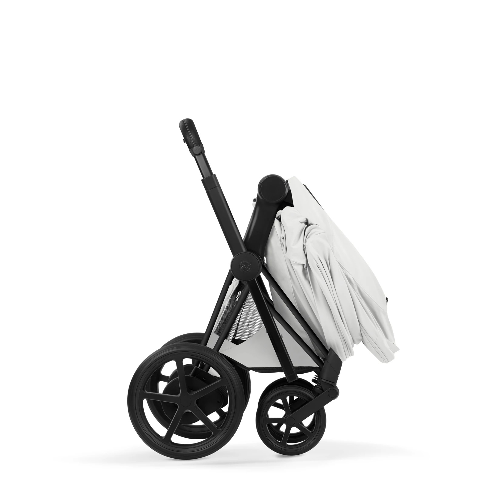 Cybex e-Priam 5.0 - wózek 2w1 | Off White - Matt Black (Style)