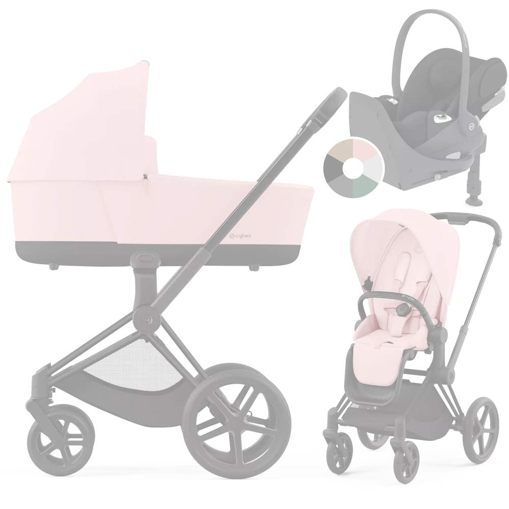 Peach Pink (Matt Black Frame)