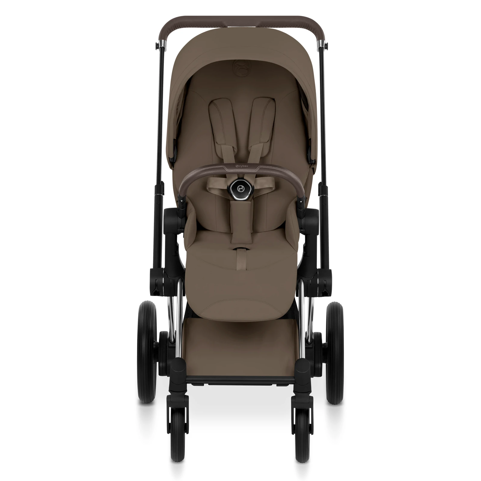 Cybex e-Priam 5.0 - wózek 2w1 | Coconut Brown - Chrome (Style)