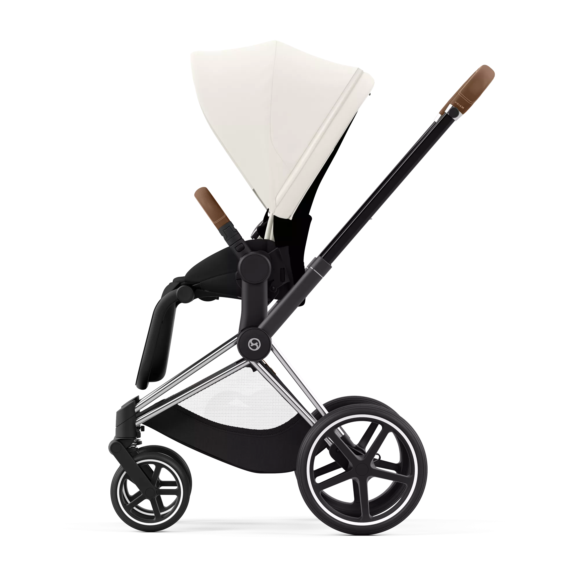 Cybex Priam 4.0 | Off White (Chrome Brown Frame)