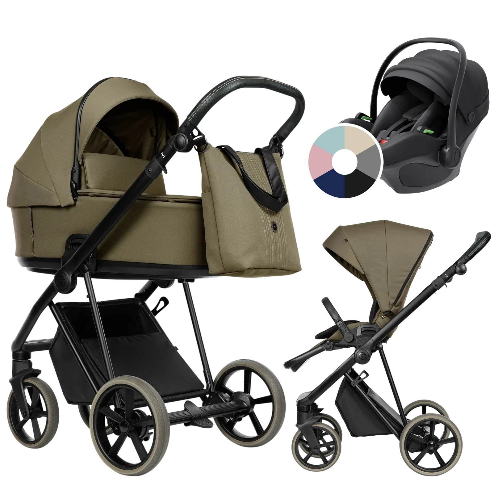 Roan Ivi 2.0 Vintage + Avionaut Pixel 3 + GRATIS - 3w1 | Gold Mood