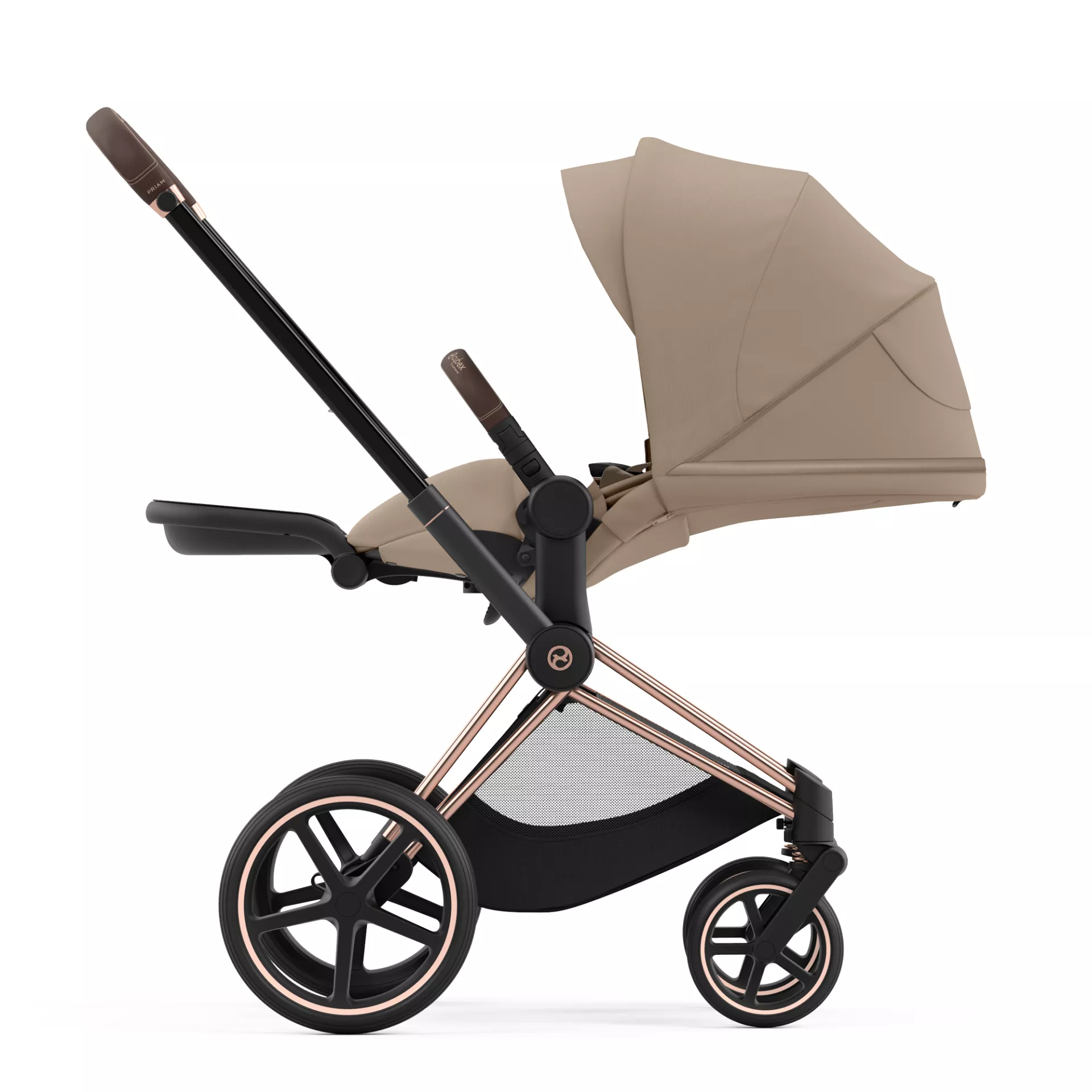 Cybex Priam 4.0 - 2w1 | Cozy Beige (Rosegold Frame) Cybex Priam 4.0 - 2w1 | Cozy Beige (Rosegold Frame)