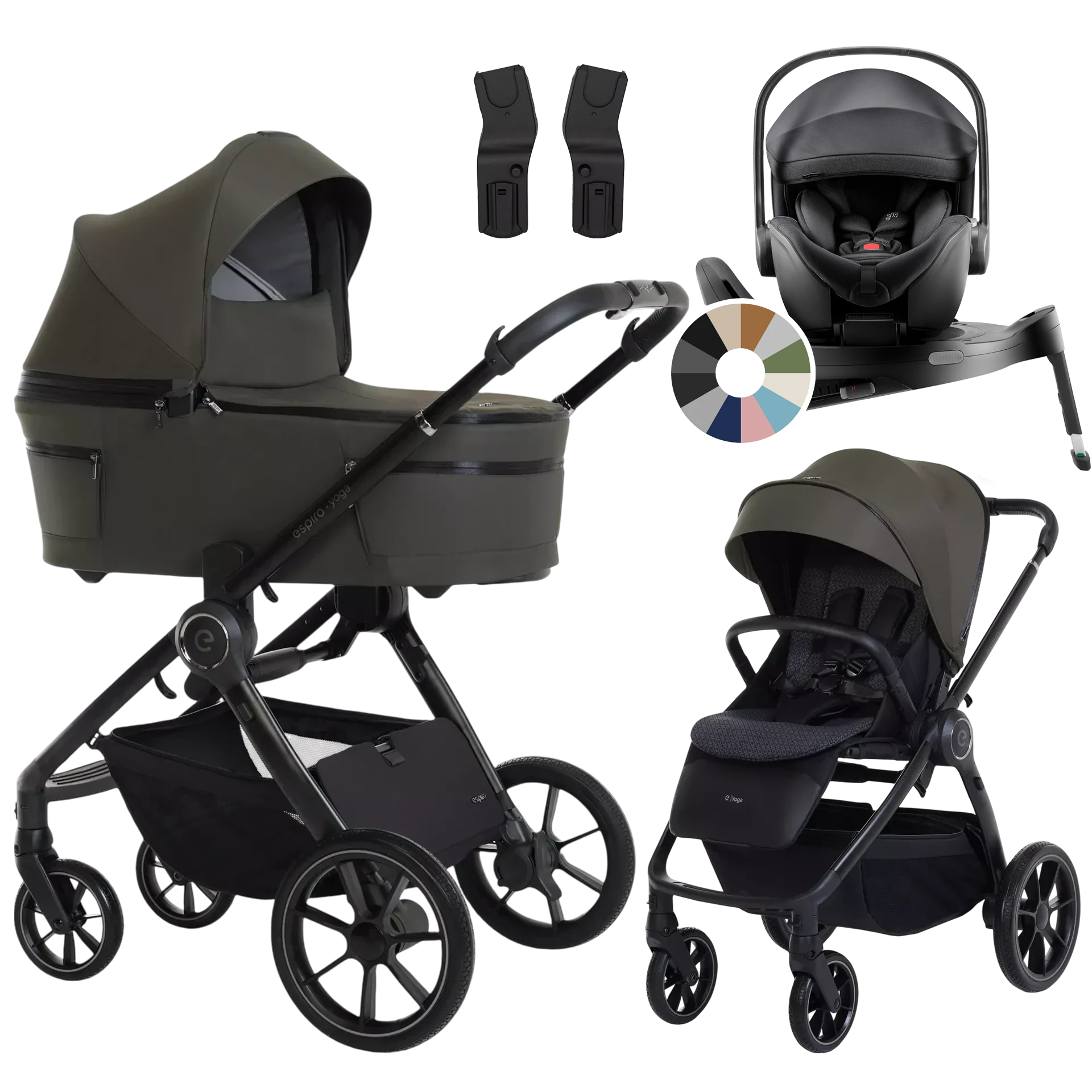 Espiro Yoga 2025 + Britax Römer Baby-Safe Pro + baza Vario 5Z +GRATIS - 4w1 | 114 Life Balance