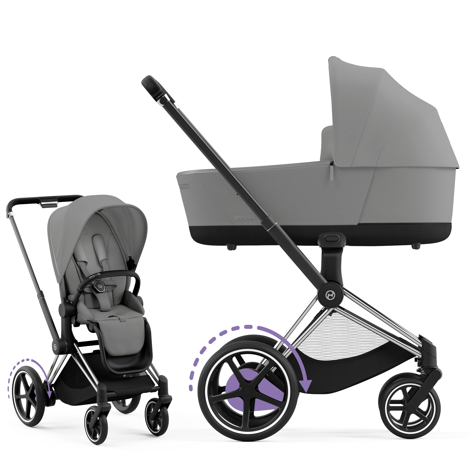 Mirage Grey (Chrome Black Frame)