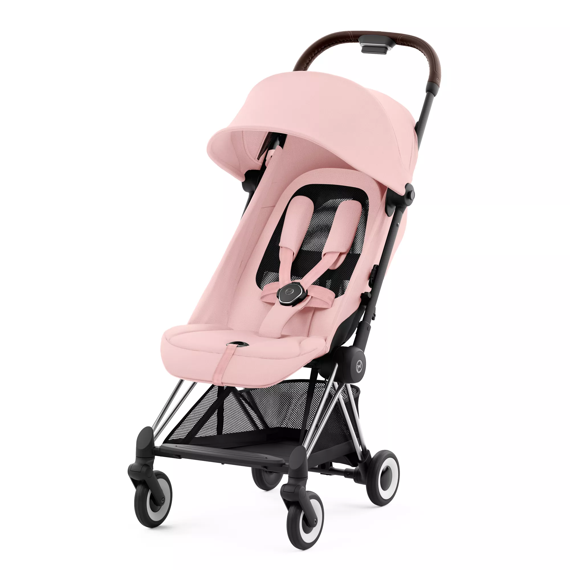 Cybex Coya | Peach Pink (Chrome Frame) Cybex Coya | Peach Pink (Chrome Frame)
