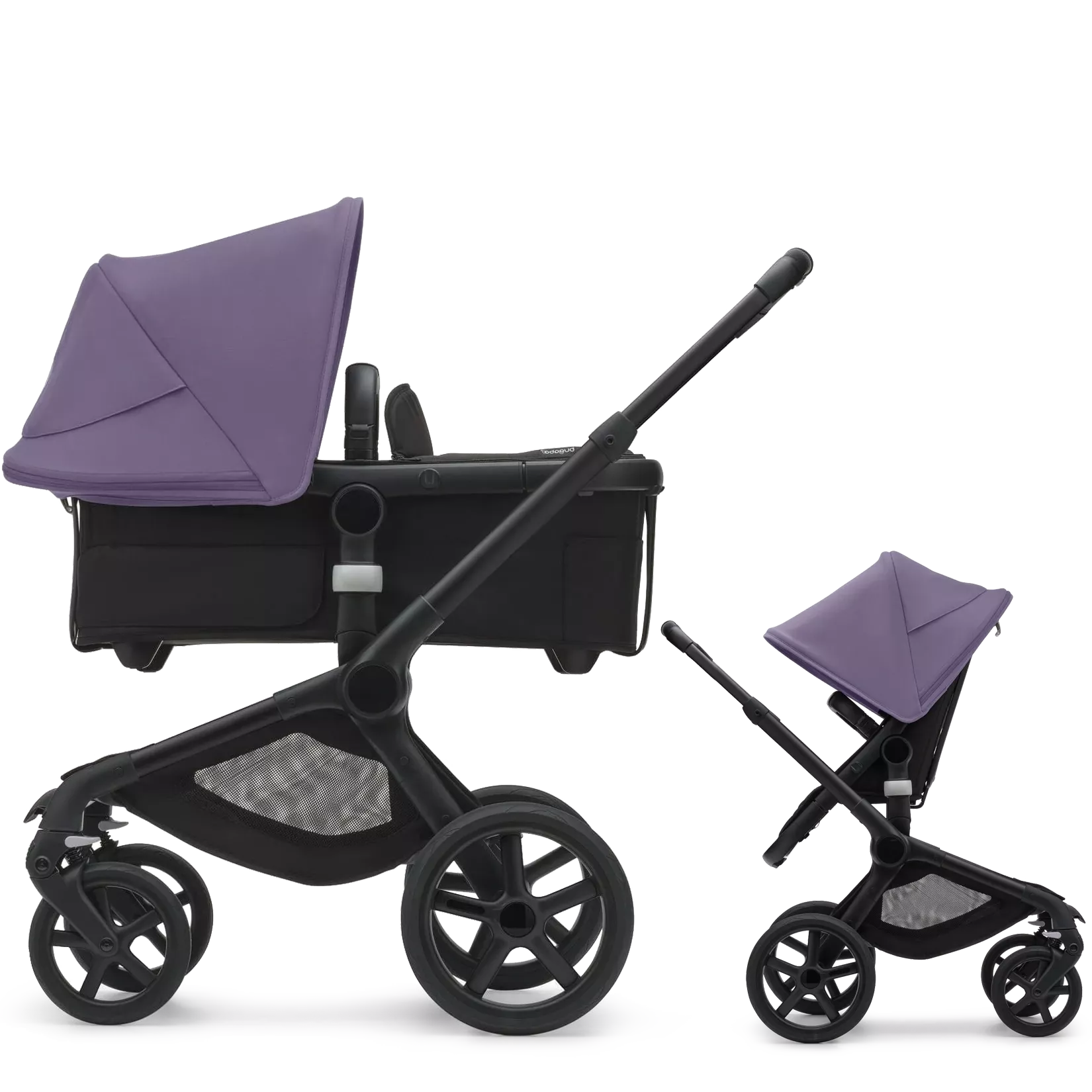 Bugaboo Fox 5 | Black-Midnight Black-Astro Purple