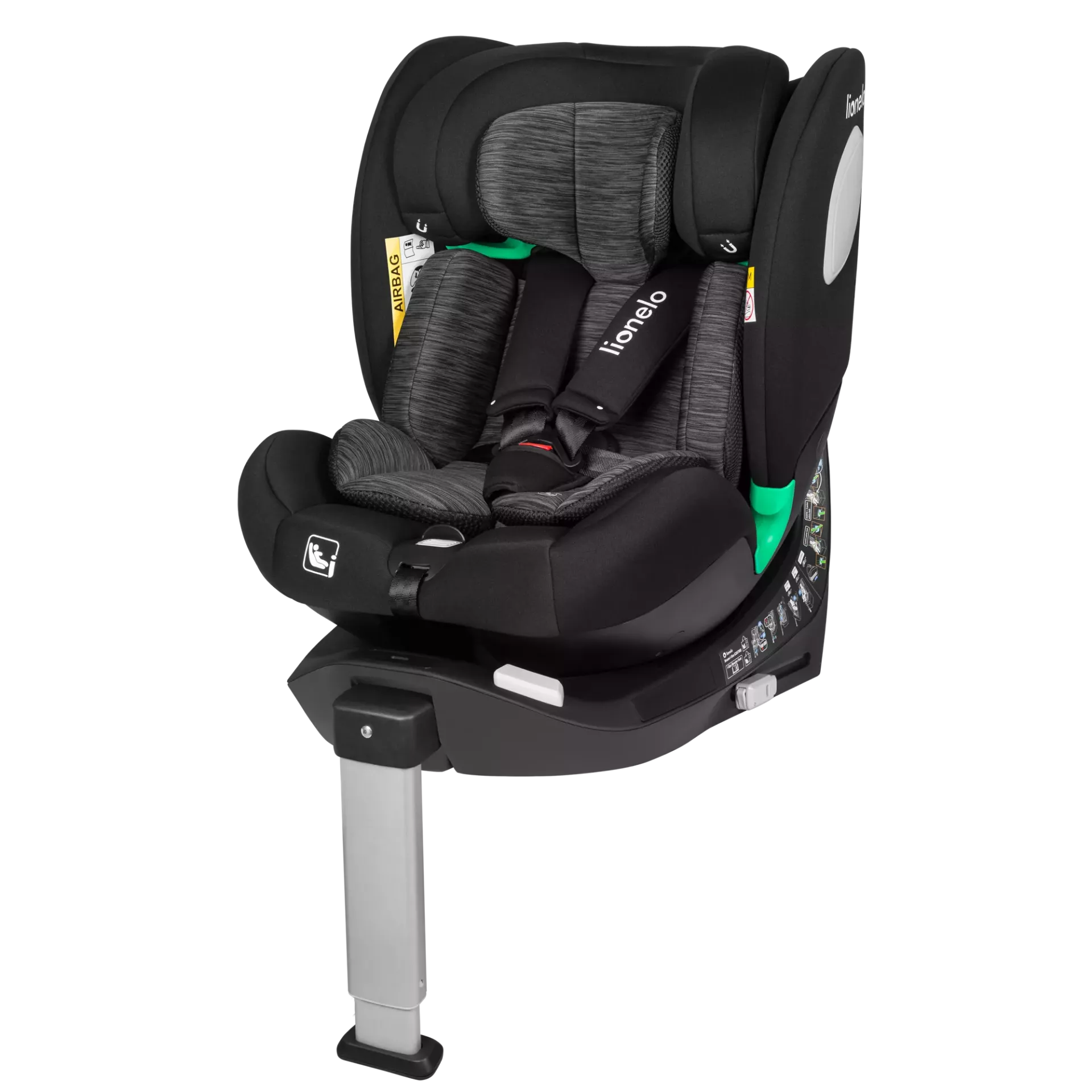 Lionelo Braam i-Size | Black Carbon