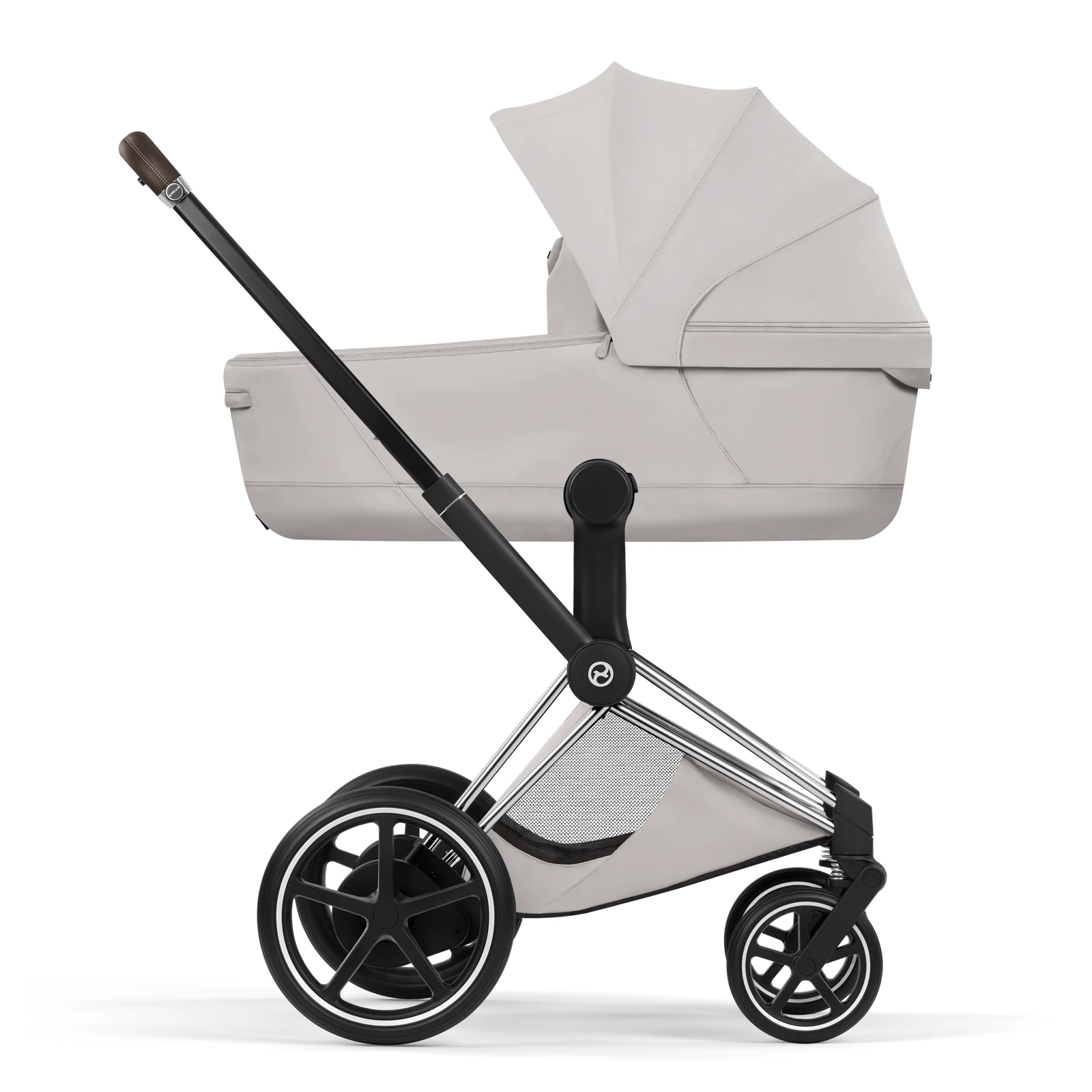Cybex e-Priam 5.0 - wózek 2w1 | City Grey - Chrome (Style)