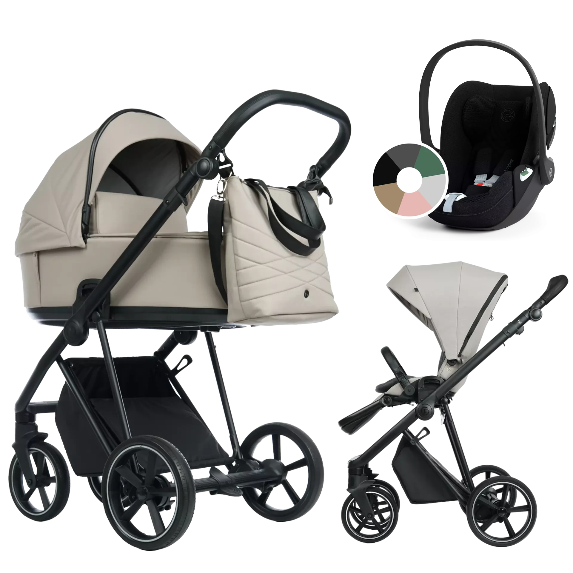 Roan Ivi 2.0 + Cybex Cloud T i-Size +GRATIS - 3w1 | Sesame