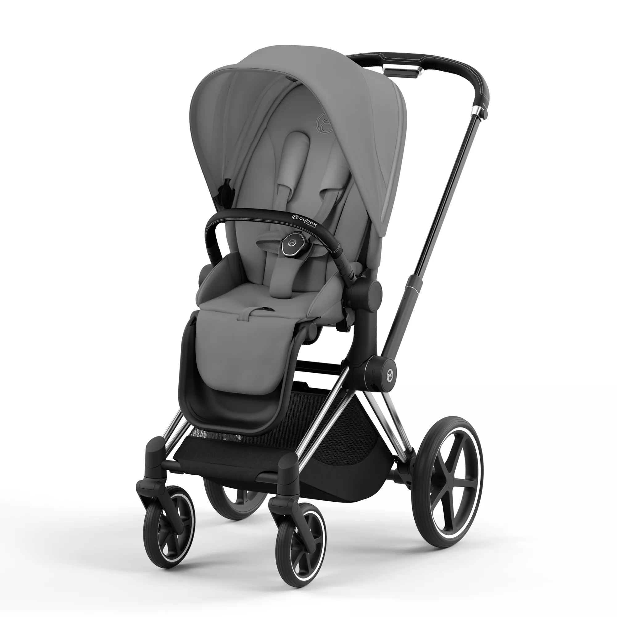 Cybex Priam 4.0 - 2w1 | Mirage Grey (Chrome Black Frame) Cybex Priam 4.0 - 2w1 | Mirage Grey (Chrome Black Frame)