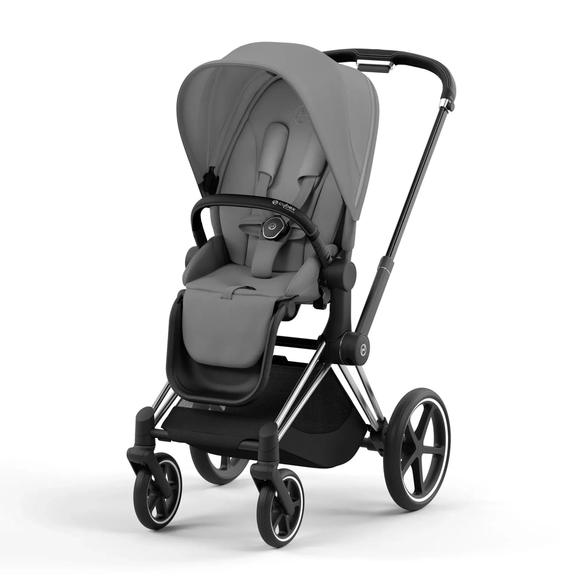 Cybex Priam 4.0 - 2w1 | Mirage Grey (Chrome Black Frame) Cybex Priam 4.0 - 2w1 | Mirage Grey (Chrome Black Frame)