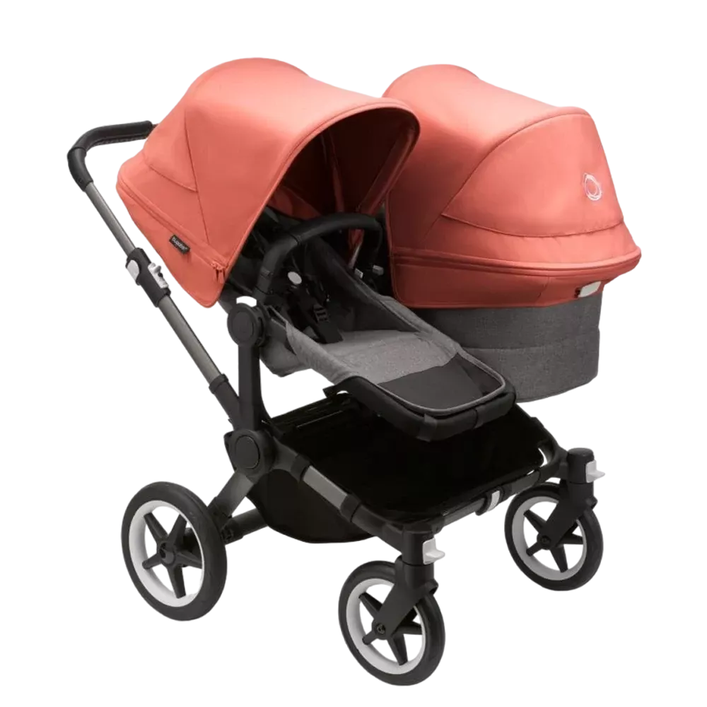 Graphite-Grey Melange-Sunrise Red