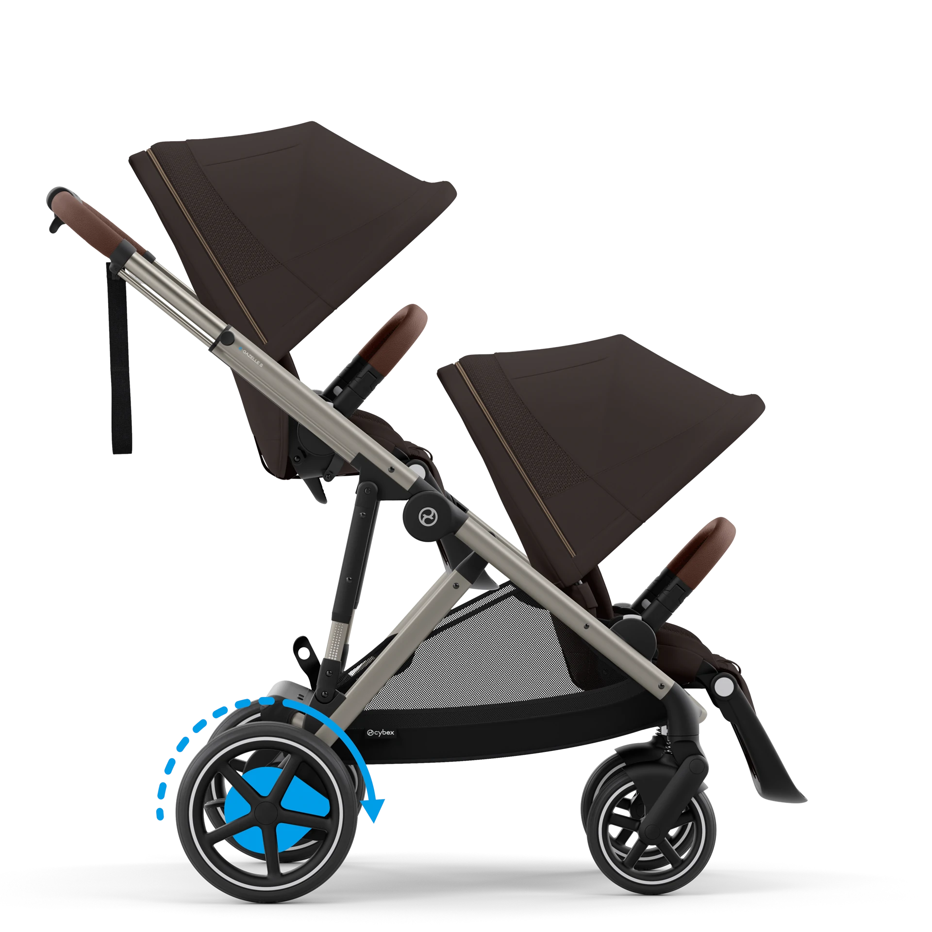 Cybex e-Gazelle S Twin | Chocolate Brown