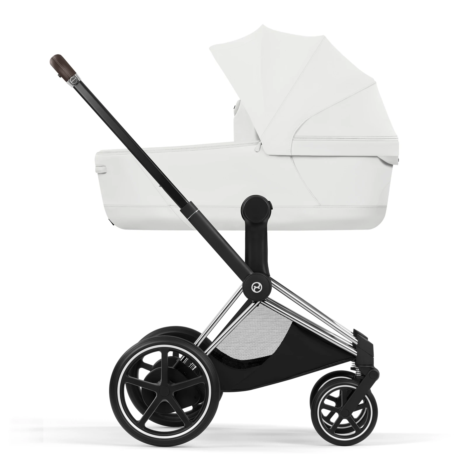Cybex e-Priam 5.0 - wózek 2w1 | Off White - Chrome (Style)