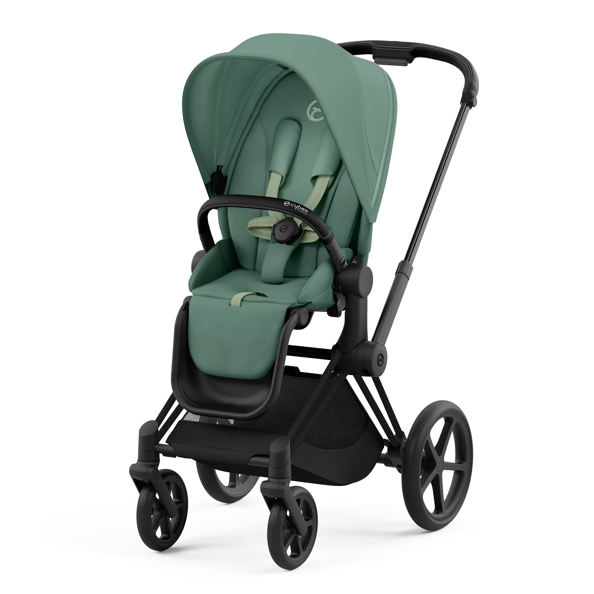 Cybex Priam 4.0 | Leaf Green (Matt Black Frame)