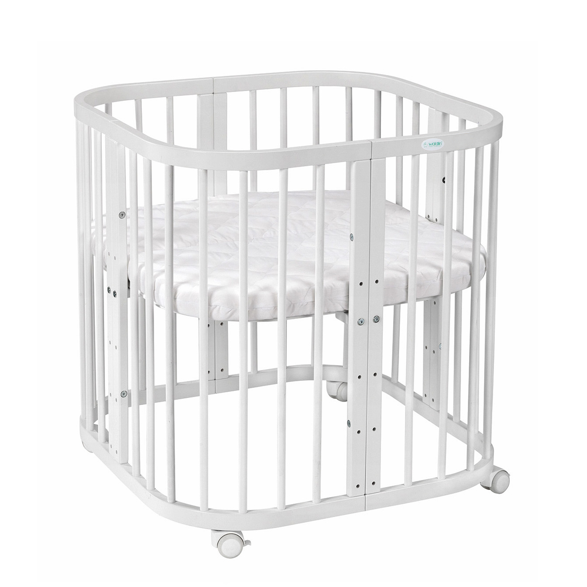 Waldin - łóżeczko 7w1 | White Waldin - łóżeczko 7w1 | White