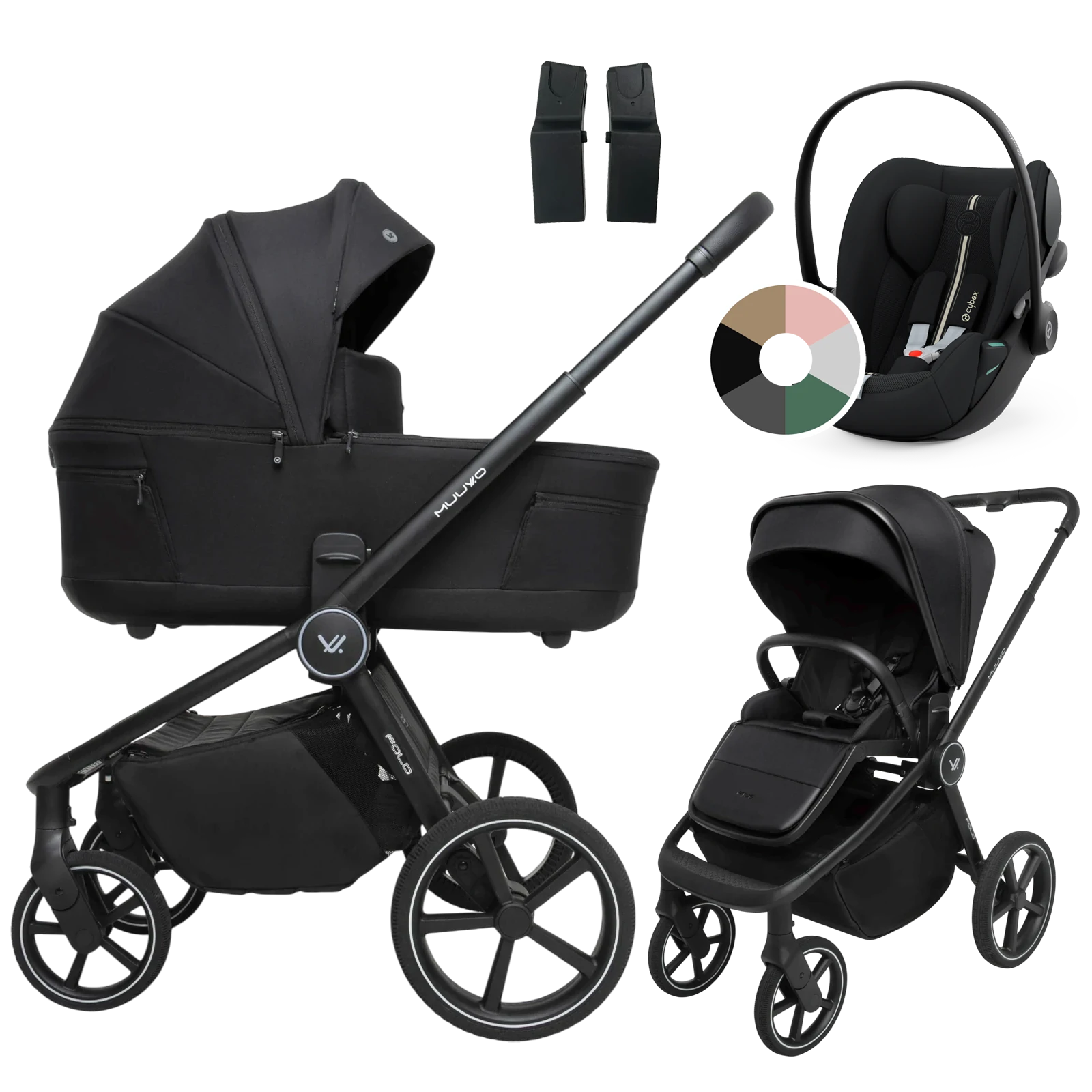 Muuvo Fold + Cybex Cloud G3 i-Size + GRATIS - 3w1 | Classic Black