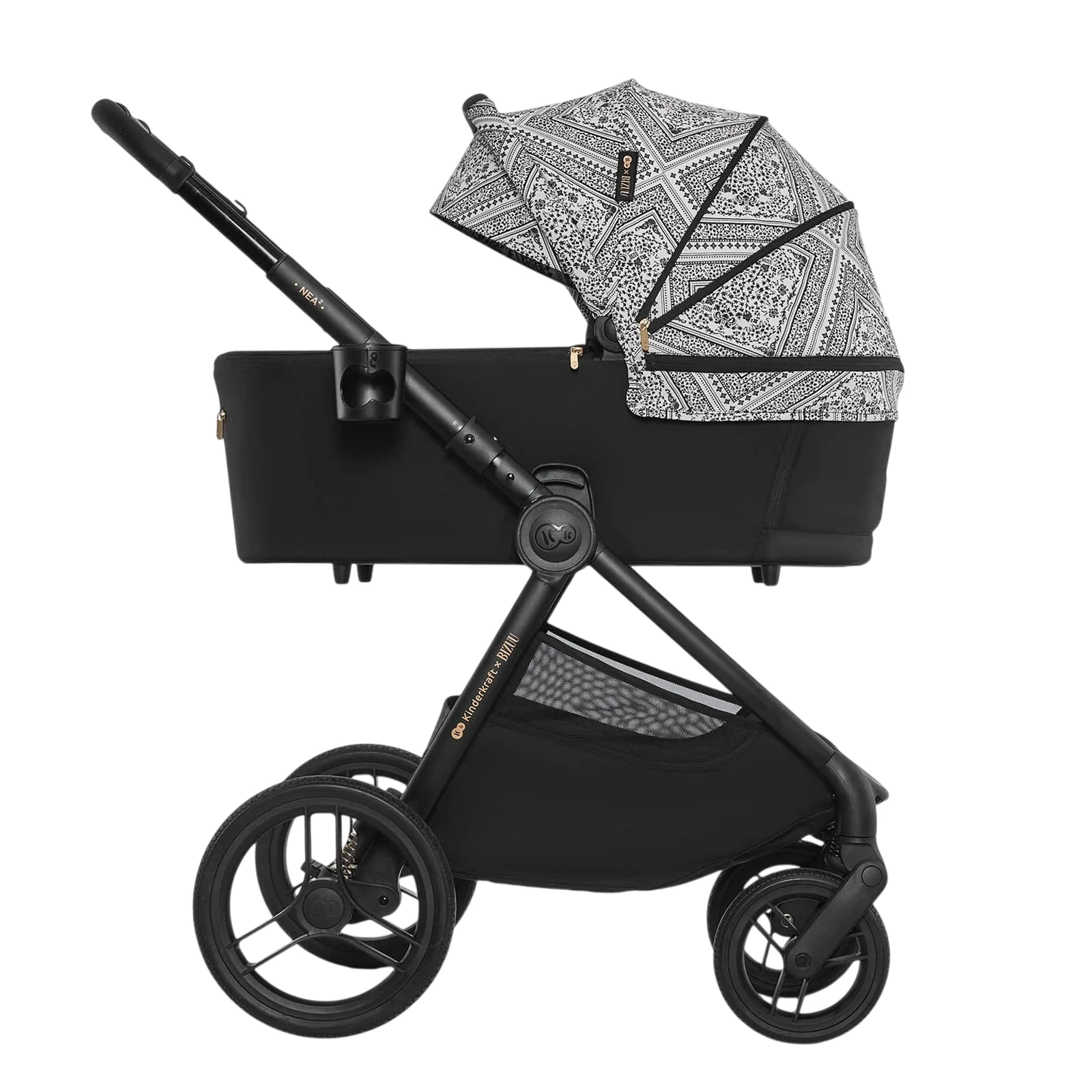 Kinderkraft Nea 2 - 2w1 | Lunar Black (Kinderkraft x Bizuu)