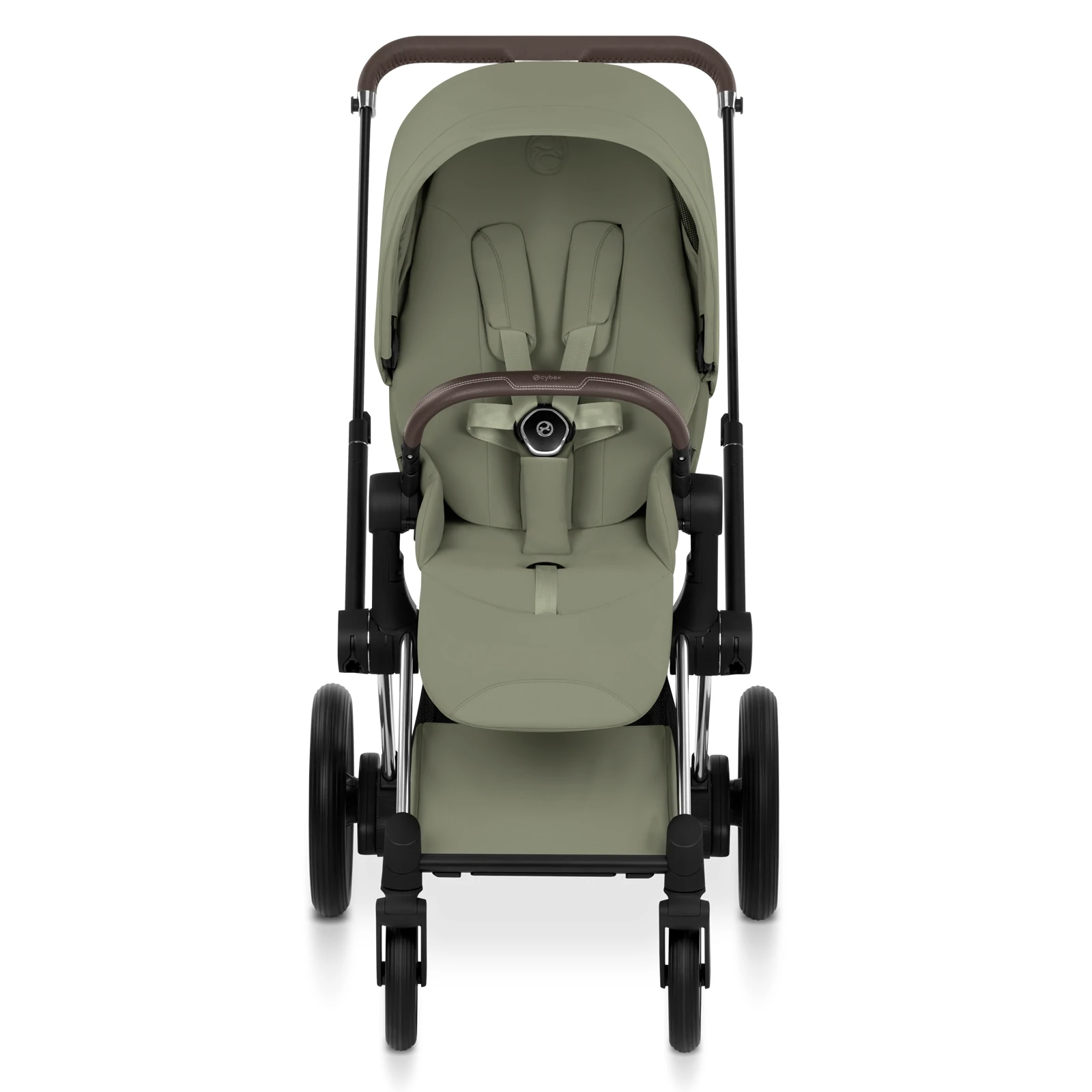 Cybex e-Priam 5.0 - wózek 2w1 | Sage Green - Chrome (Style)