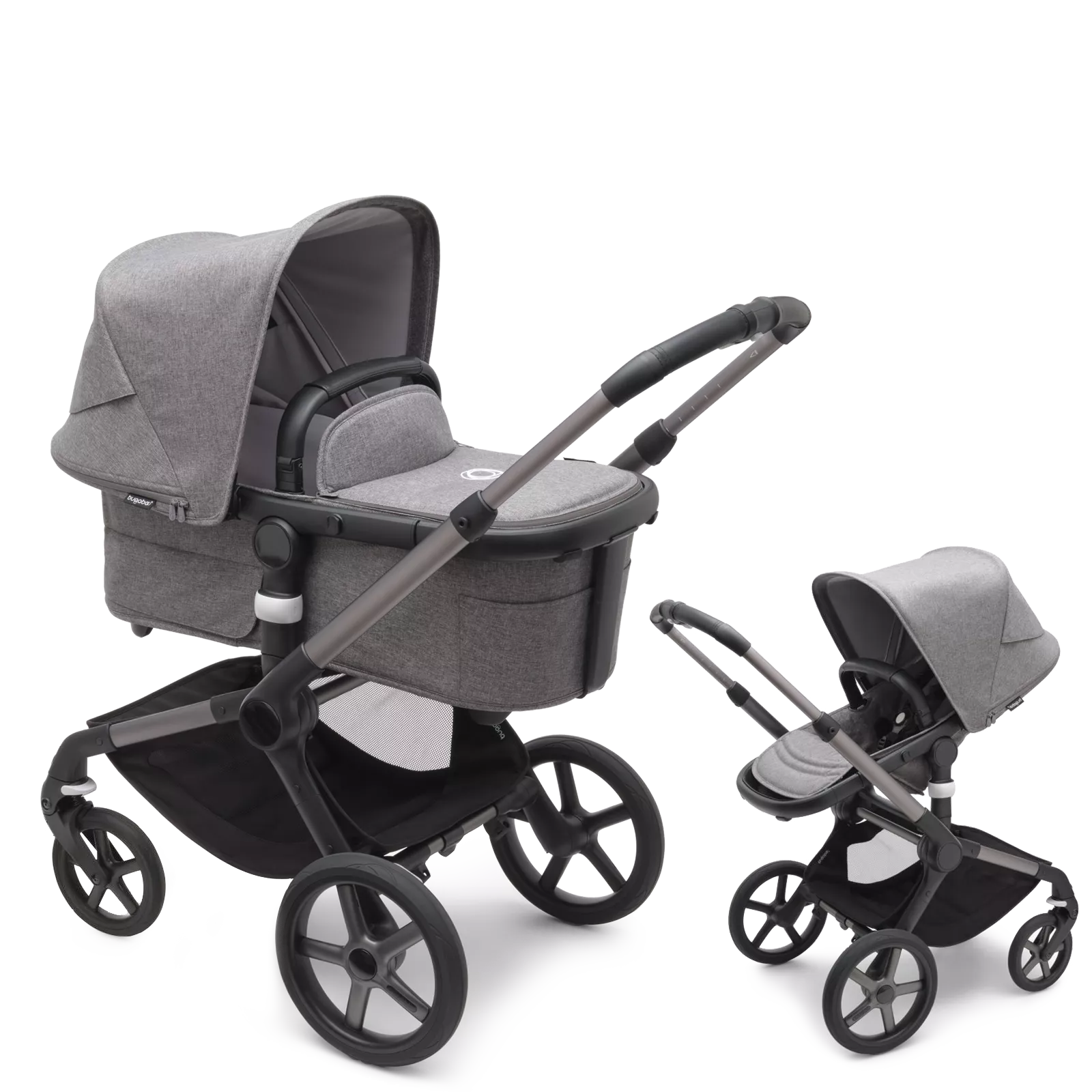 Bugaboo Fox 5 - 2w1 | Graphite-Grey Melange-Grey Melange
