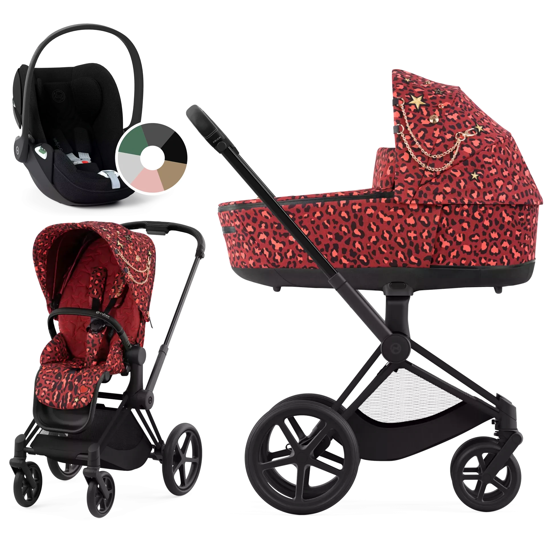 Cybex Priam 4.0 + Cybex Cloud T i-Size - 3w1 | Rockstar - Design Collaborations