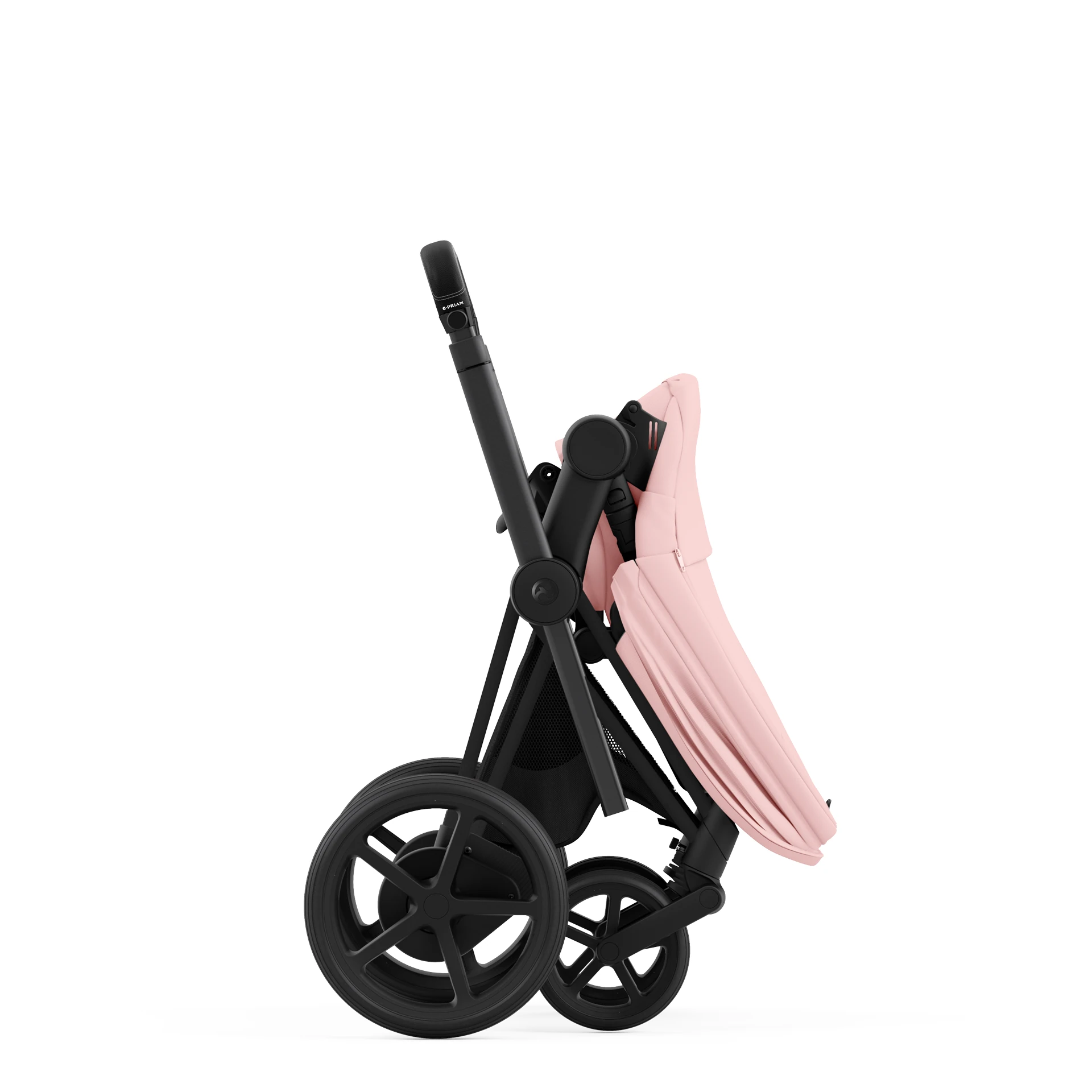 Cybex e-Priam 4.0 - 2w1 | Peach Pink (Matt Black Frame) Cybex e-Priam 4.0 - 2w1 | Peach Pink (Matt Black Frame)