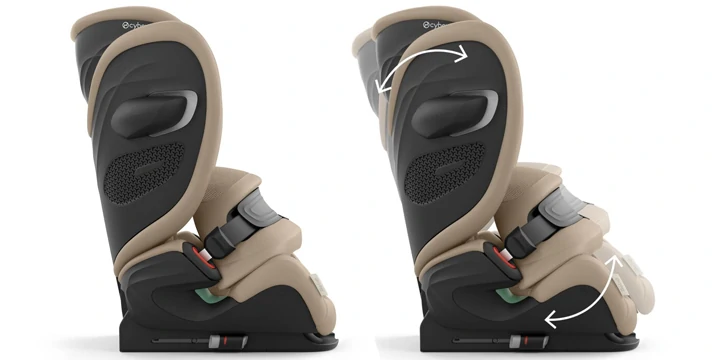 Cybex Pallas G2 regulacja oparcia