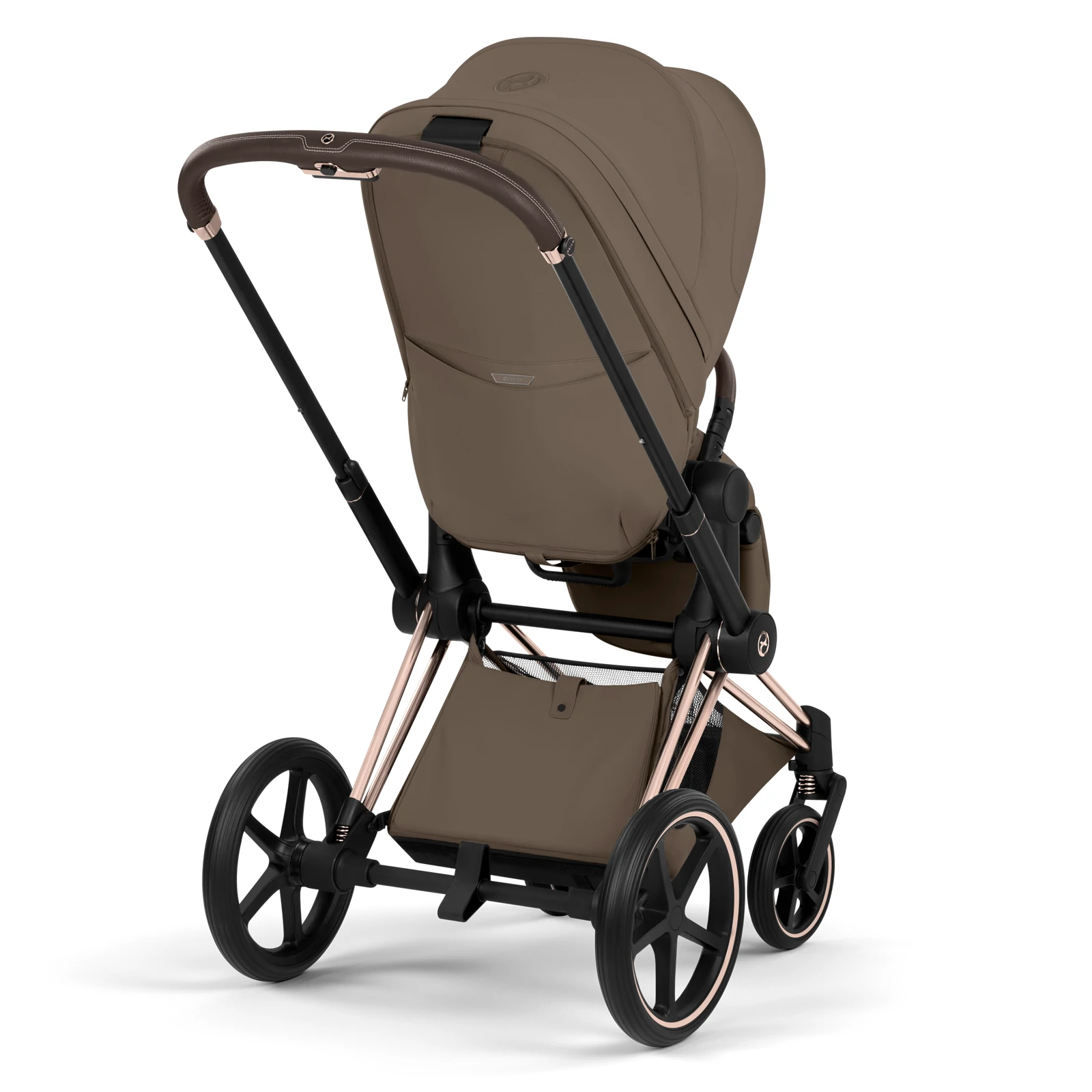 Cybex Priam 5.0 - wózek 4w1 | Coconut Brown - Rosegold (Style)