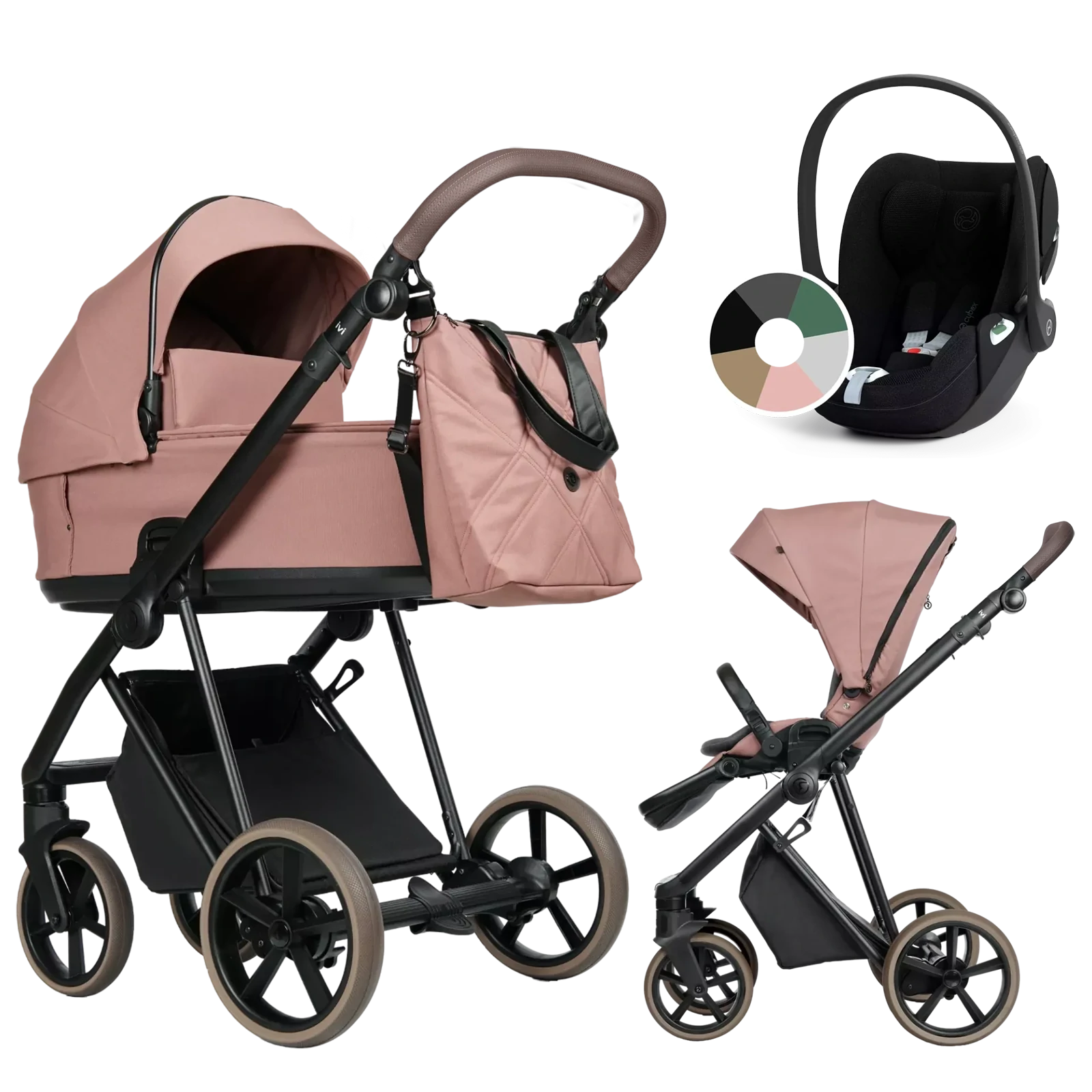 Roan Ivi 2.0 Vintage + Cybex Cloud T i-Size +GRATIS - 3w1 | Lobster