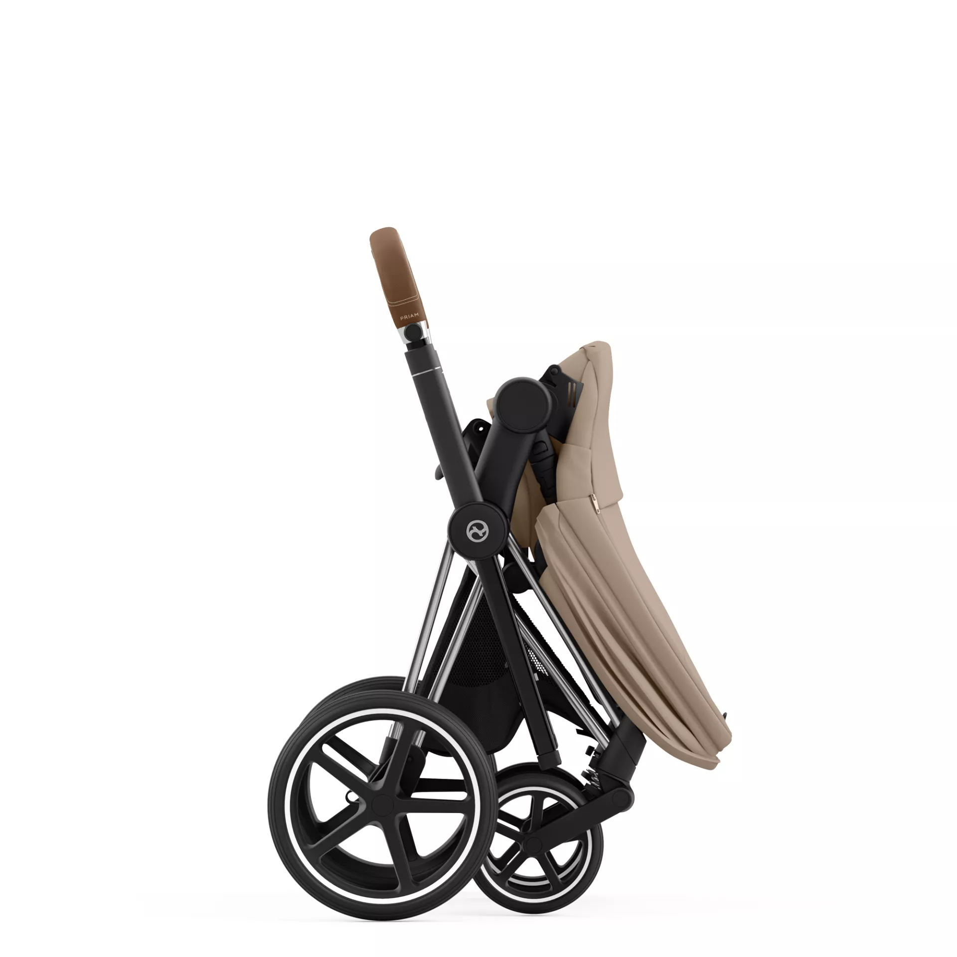Cybex Priam 4.0 - 2w1 | Cozy Beige (Chrome Brown Frame) Cybex Priam 4.0 - 2w1 | Cozy Beige (Chrome Brown Frame)