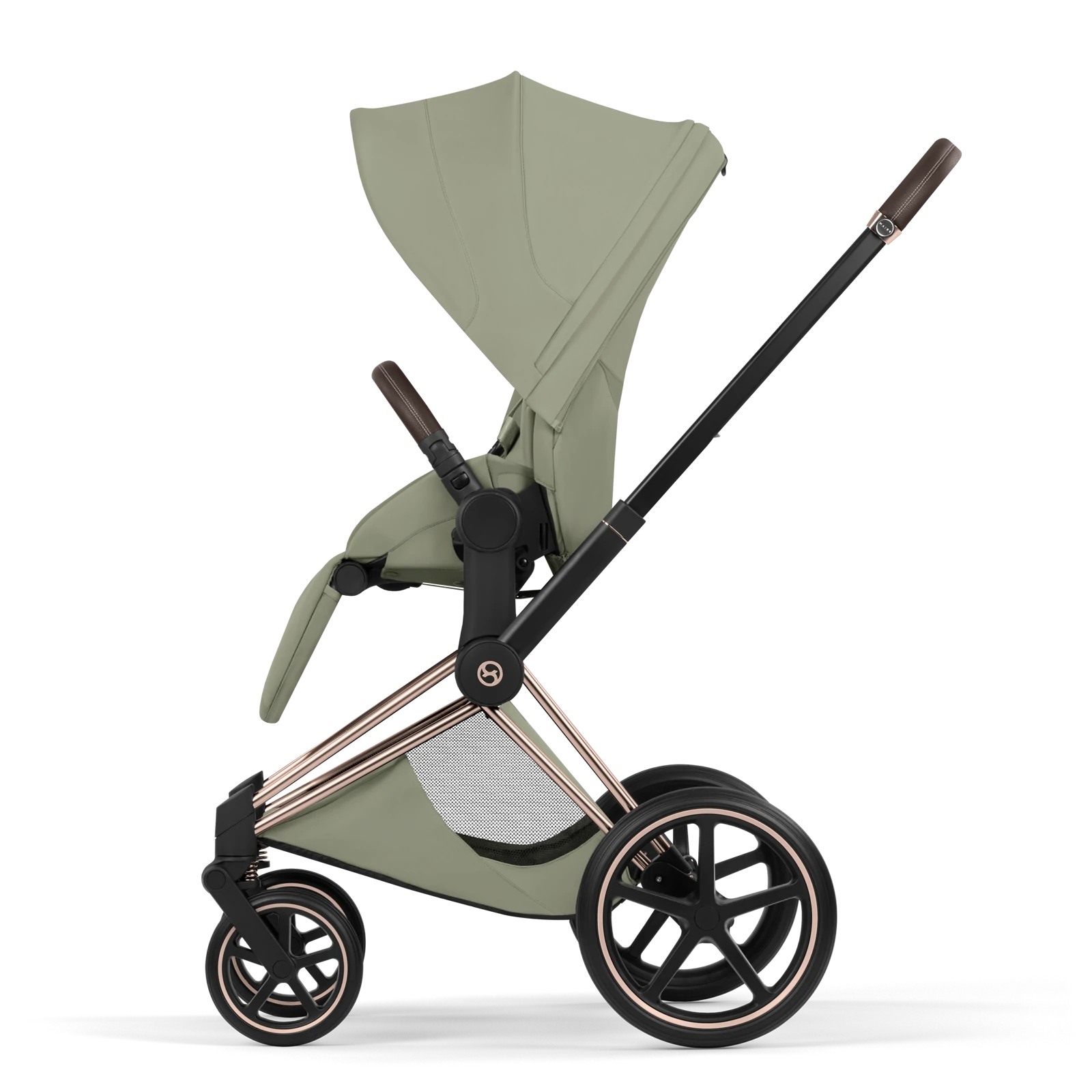 Cybex Priam 5.0 - wózek 4w1 | Sage Green - Rosegold (Style)
