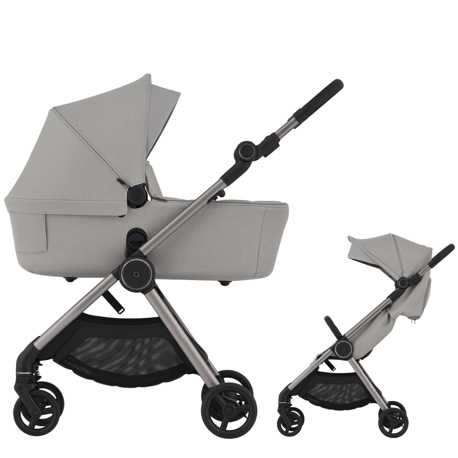 Anex IQ + Anex Cosmo +GRATIS - wózek 3w1 | Silve