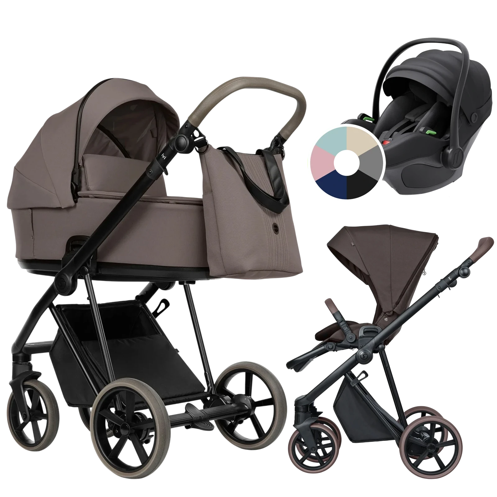 Roan Ivi 2.0 Vintage + Avionaut Pixel 3 + GRATIS - 3w1 | Mocca Frappe