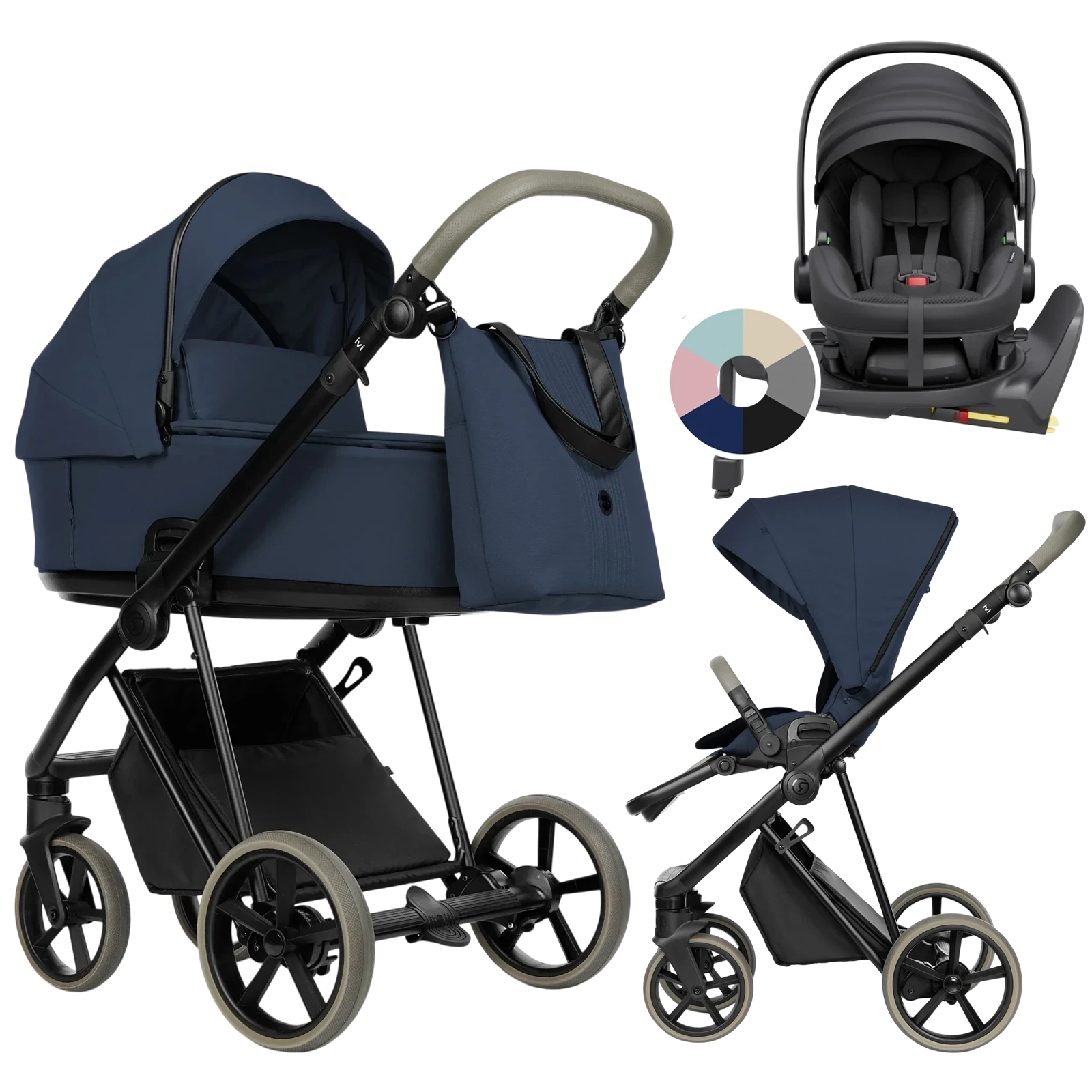 Roan Ivi 2.0 Vintage + Avionaut Pixel 3 + baza IQ Orbit + GRATIS - 4w1 | Resort Blue