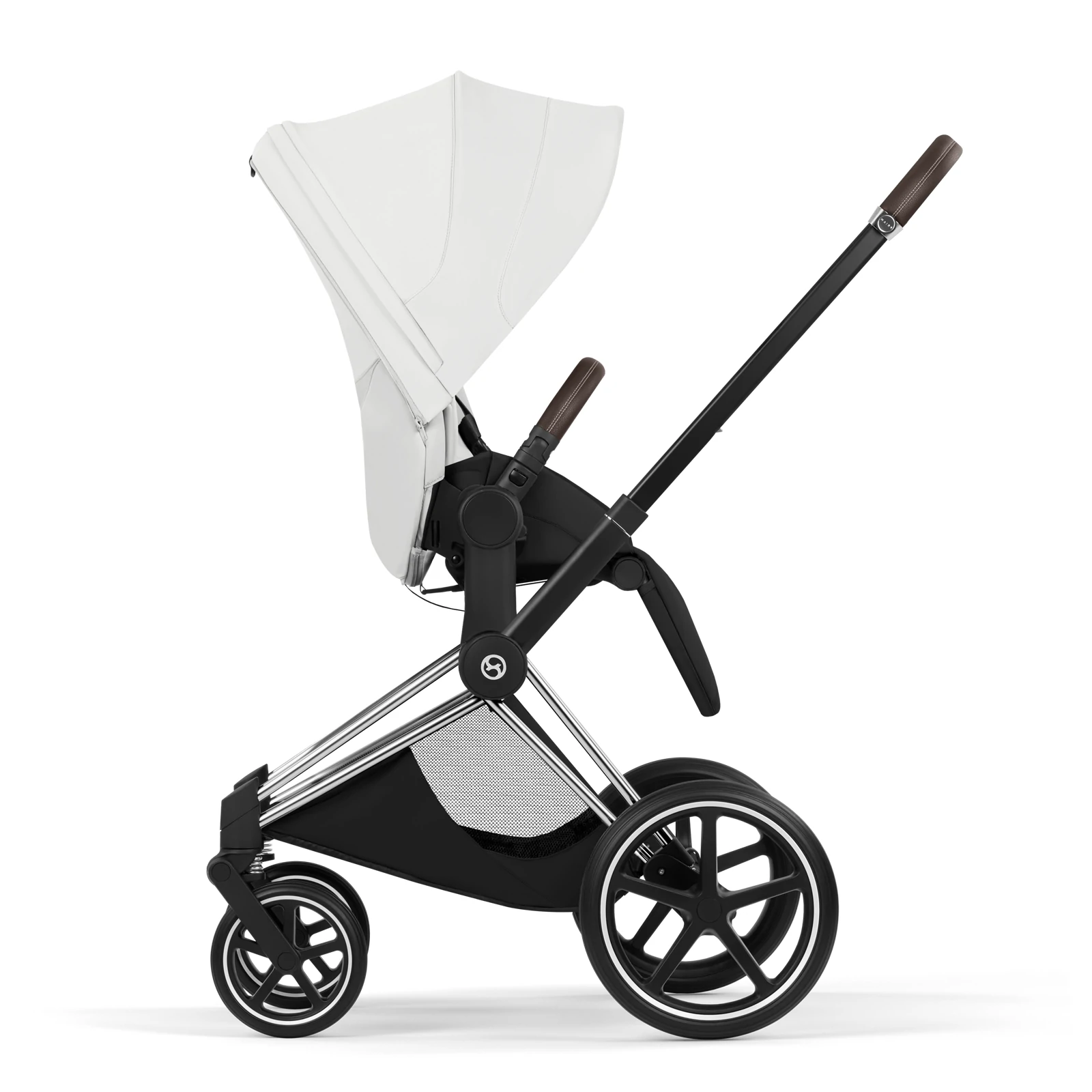 Cybex Priam 5.0 - wózek 4w1 | Off White - Chrome (Style)