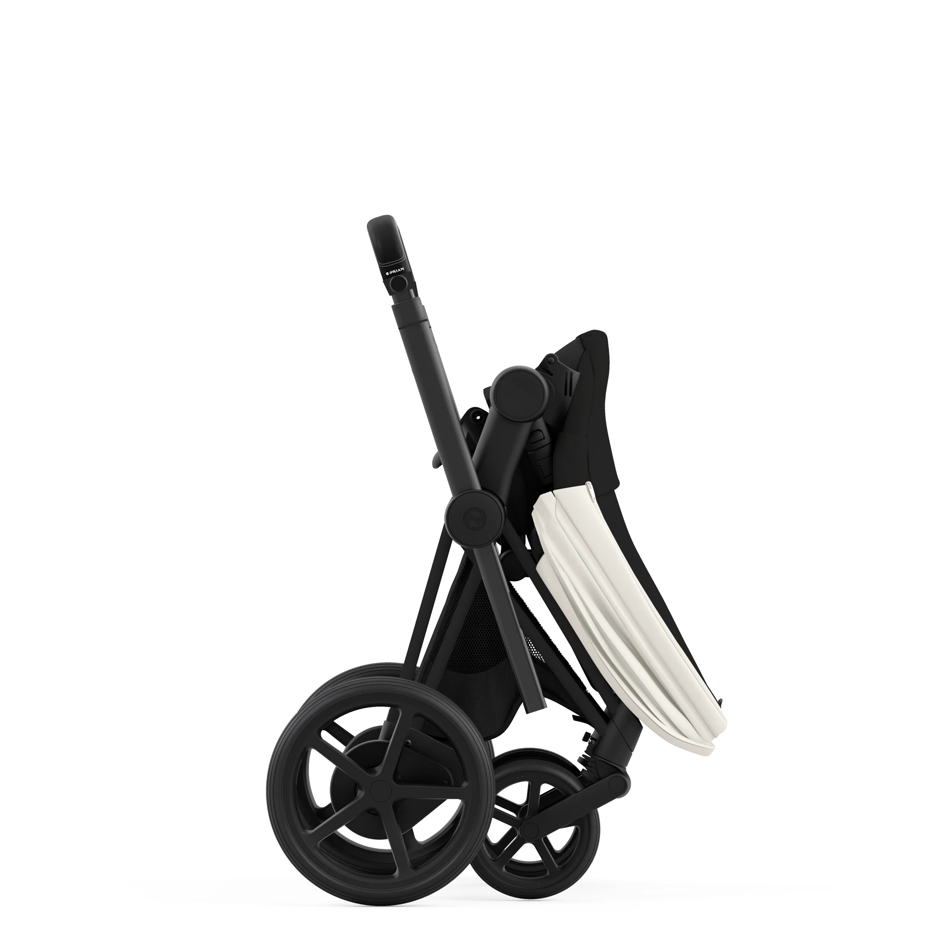 Cybex e-Priam 4.0 - 2w1 | Off White (Matt Black Frame) Cybex e-Priam 4.0 - 2w1 | Off White (Matt Black Frame)