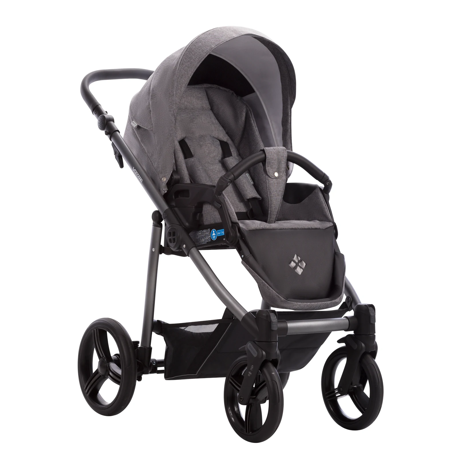 Bebetto Vulcano + Bebetto Cosmo 2.0 +GRATIS - 3w1 | 03 (Graphite Frame)